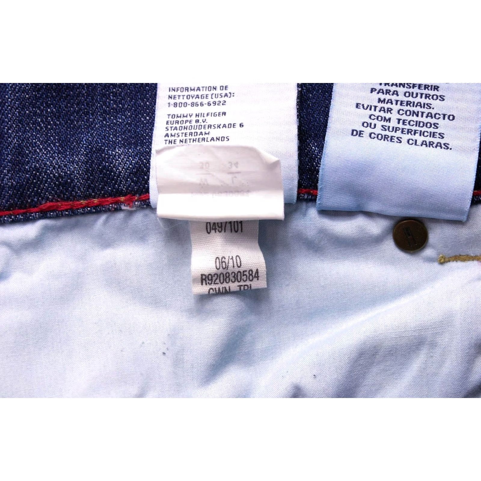 Tommy Hilfiger Tommy Hilfiger Jeans Men's W30/L34 Dark Blue Size US 30 / EU 46 - 7 Thumbnail