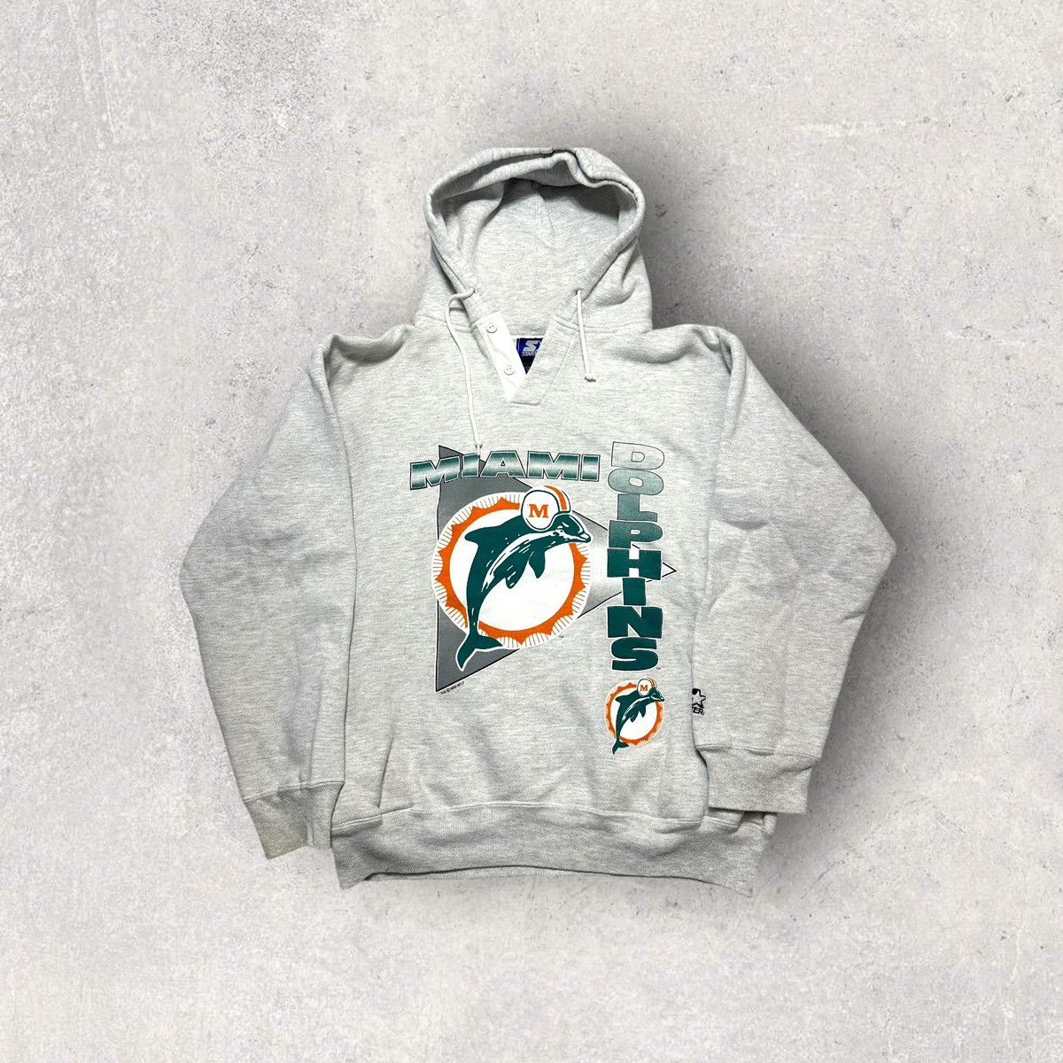 NFL × Starter × Vintage Vintage Miami Dolphins hoodie Size US M / EU 48-50 / 2 - 1 Thumbnail