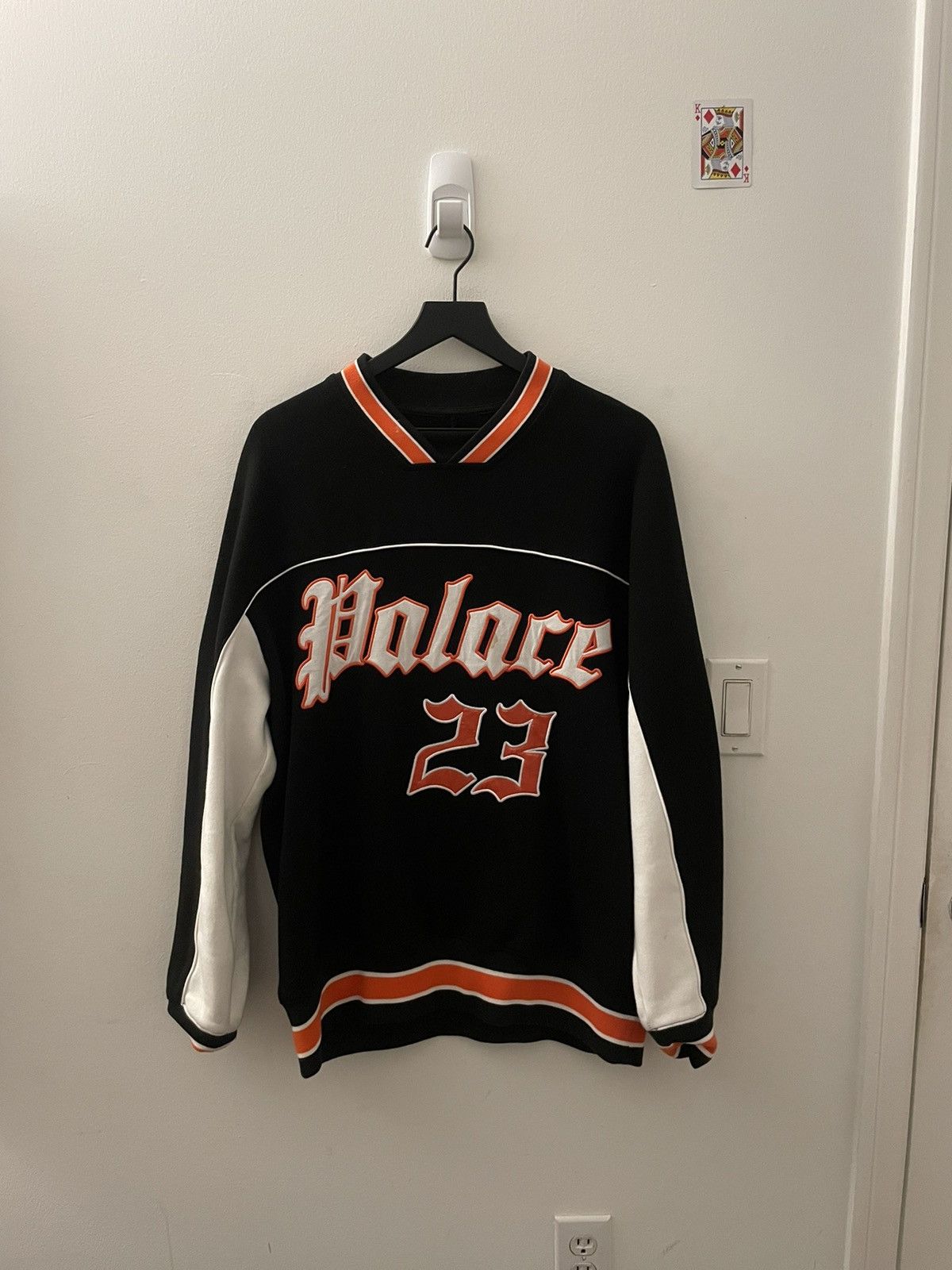 image of Palace ‘Believe’ Crewneck Black, Men's (Size Large)