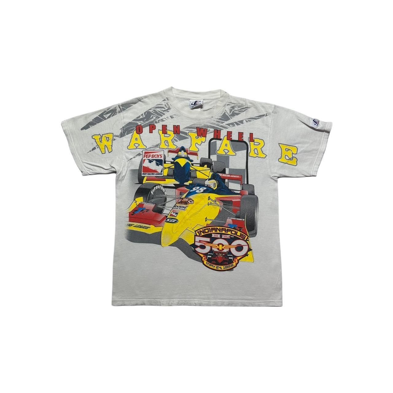 Vintage Open Wheel Warfare NASCAR AOP T-Shirt