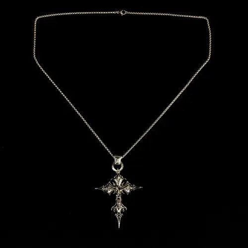 Jewelry Kawamura x Rei Skeleton Cross Skull Necklace Gothic Chain Size ONE SIZE - 5 Thumbnail
