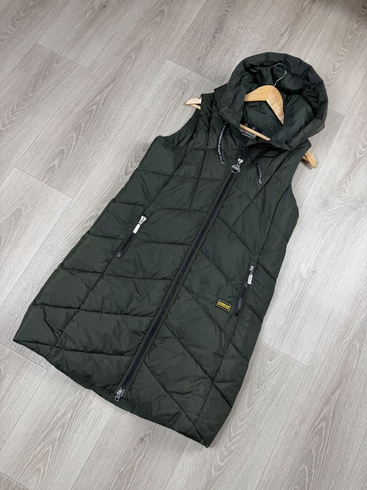 Barbour Barbour International Rafaela Long Padded Hooded Gilet Size M / US 6-8 / IT 42-44 - 3 Thumbnail