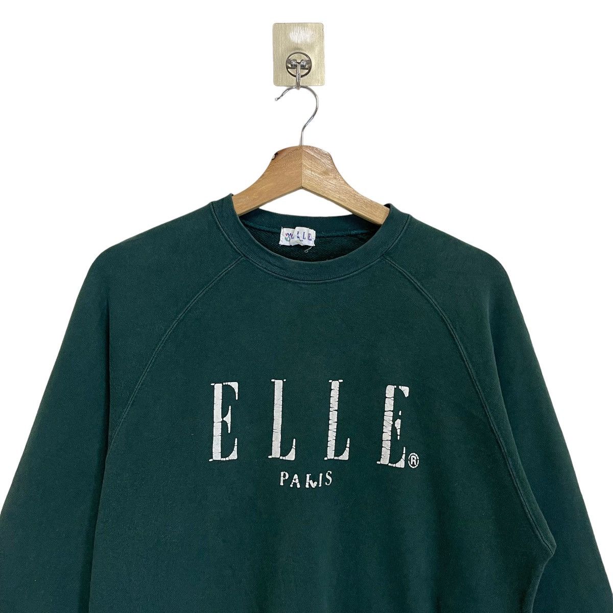 Designer Vintage Elle Paris Big Logo Sweatshirt Size US M / EU 48-50 / 2 - 4 Thumbnail