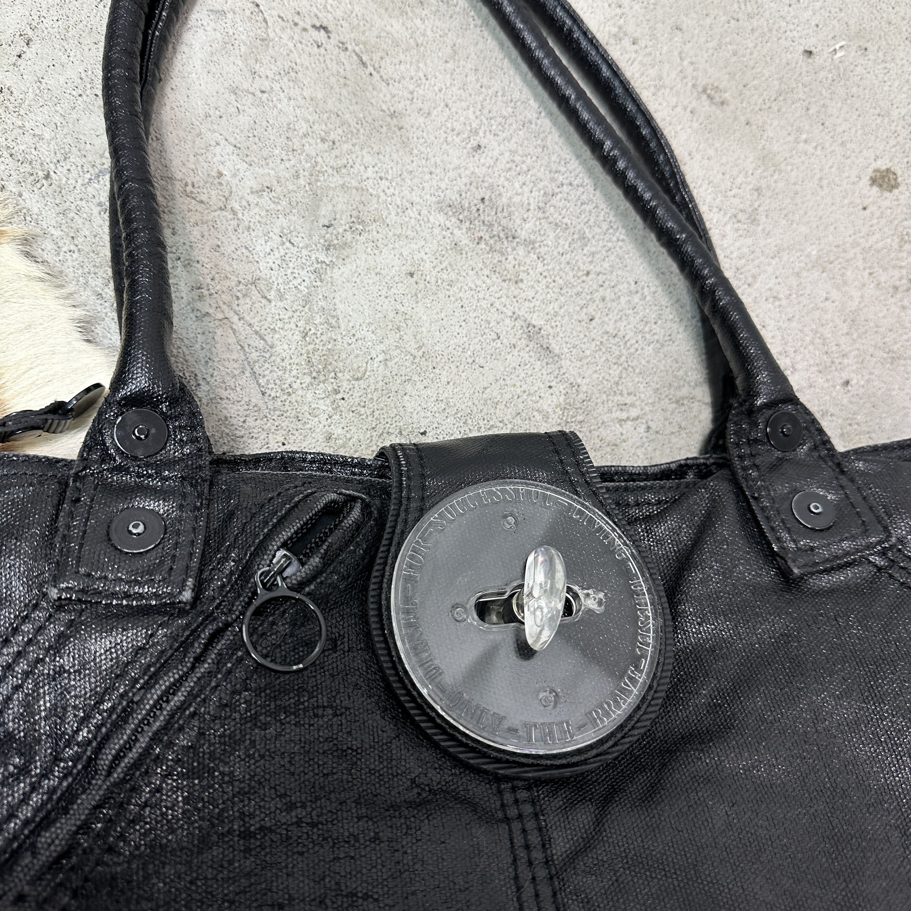 Diesel Vintage Diesel Transparent Turn Lock Shoulder Bag 00s Size ONE SIZE - 6 Thumbnail