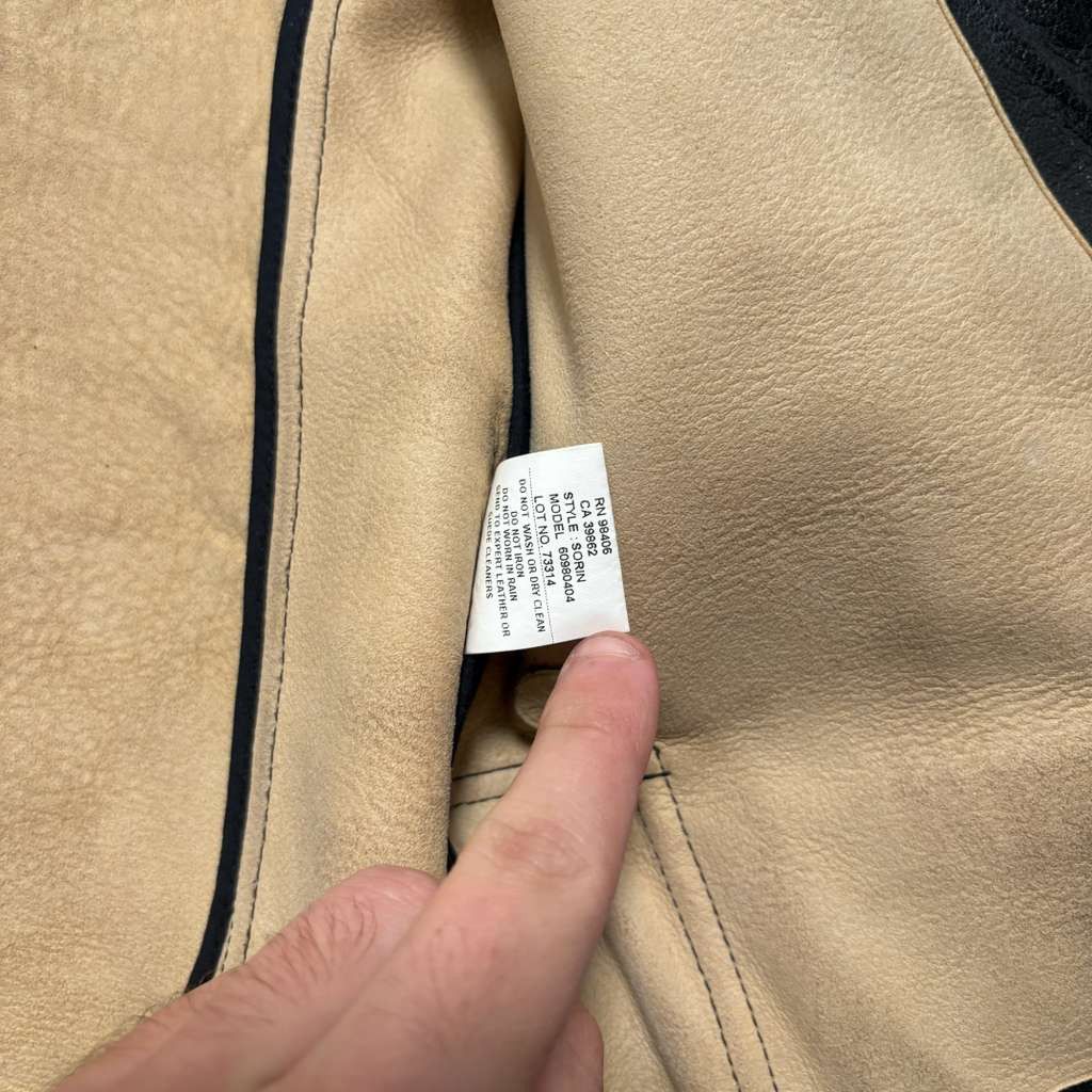 Theory Theory Lamb Skin Zip Up Leather Bomber Jacket Brown S Size US S / EU 44-46 / 1 - 6 Thumbnail