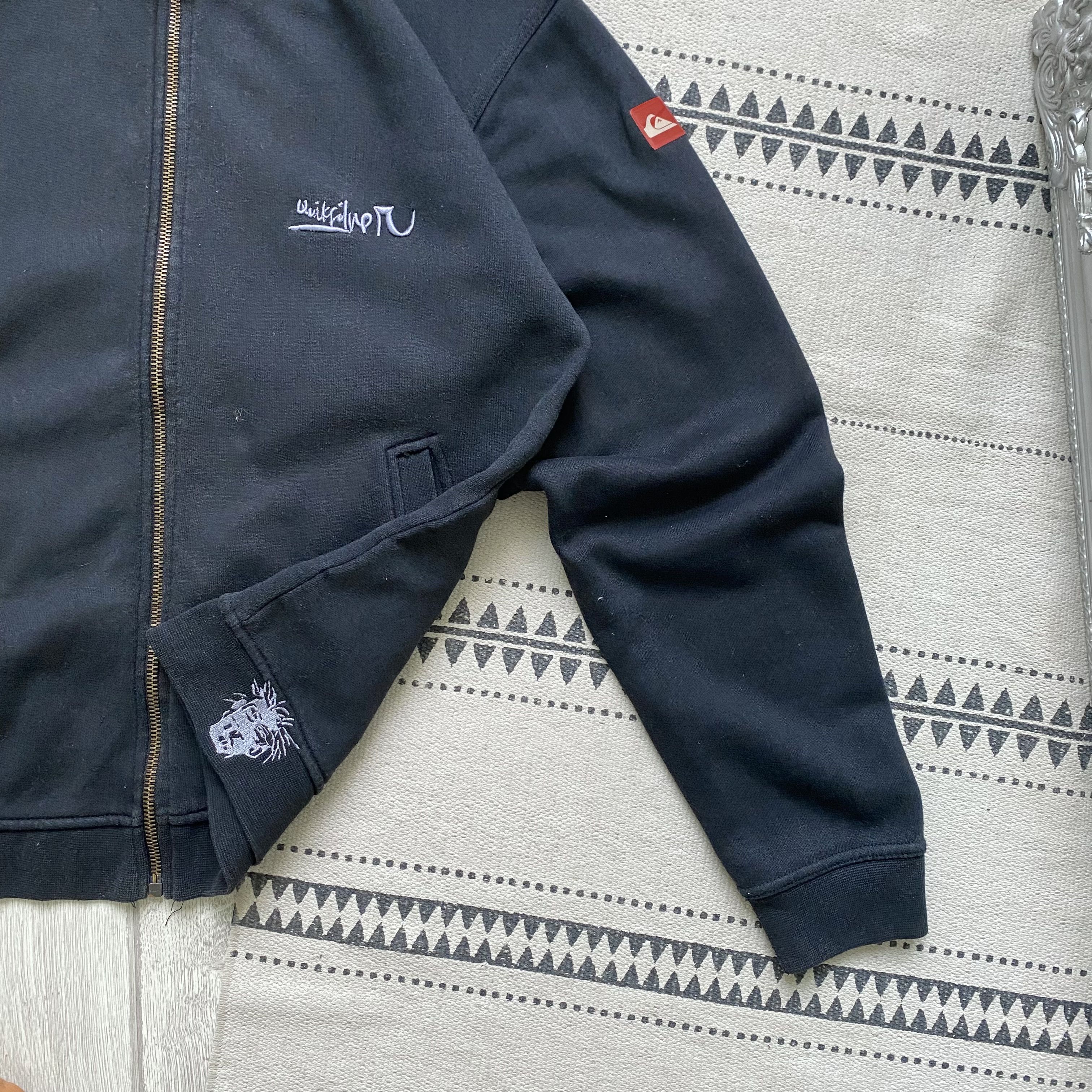 Quiksilver Vintage 90s Quiksilver sweatshirt zip up Track top Oneill Size US M / EU 48-50 / 2 - 10 Thumbnail