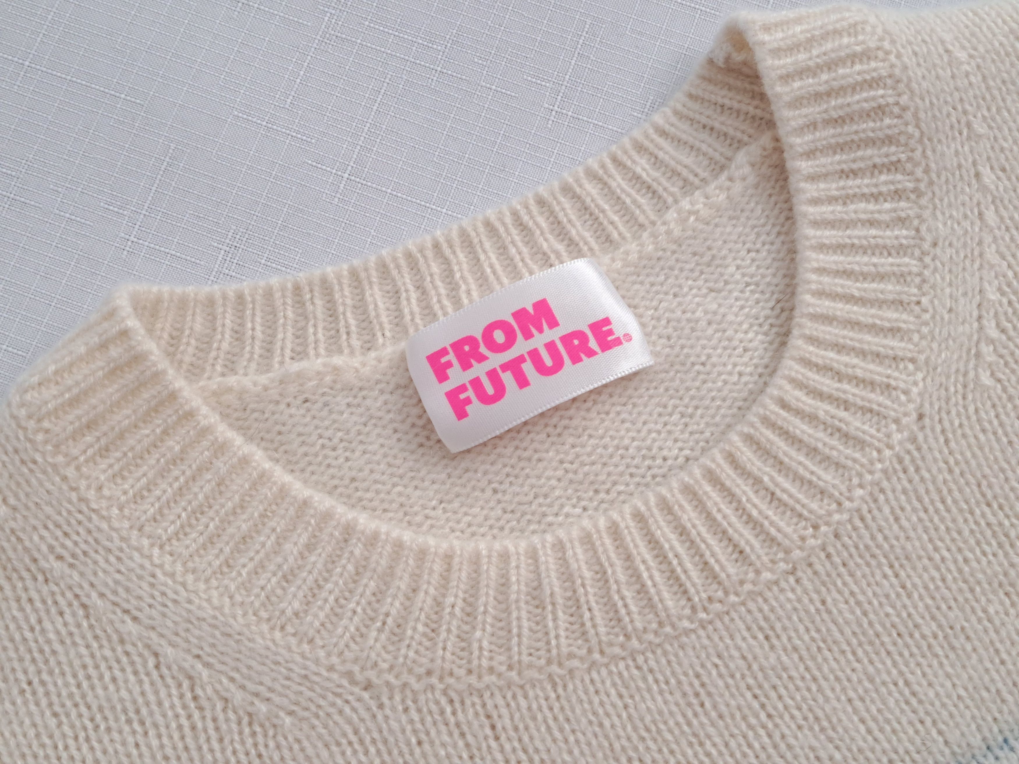 Designer FROM FUTURE "Future Club" cashmere jumper. Size M / US 6-8 / IT 42-44 - 6 Thumbnail