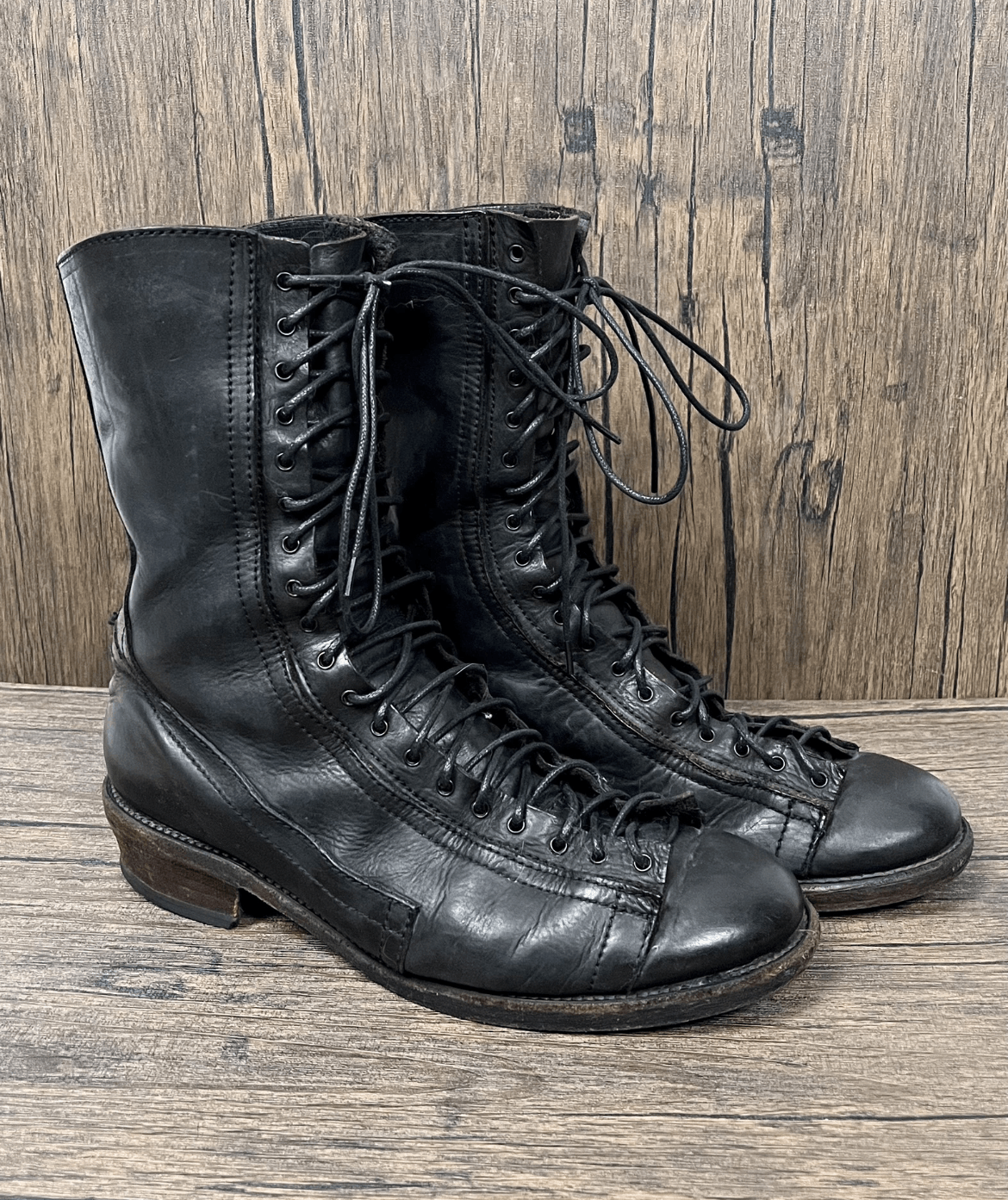 Julius Julius Single Zip Lace Up Combat Boots | Grailed