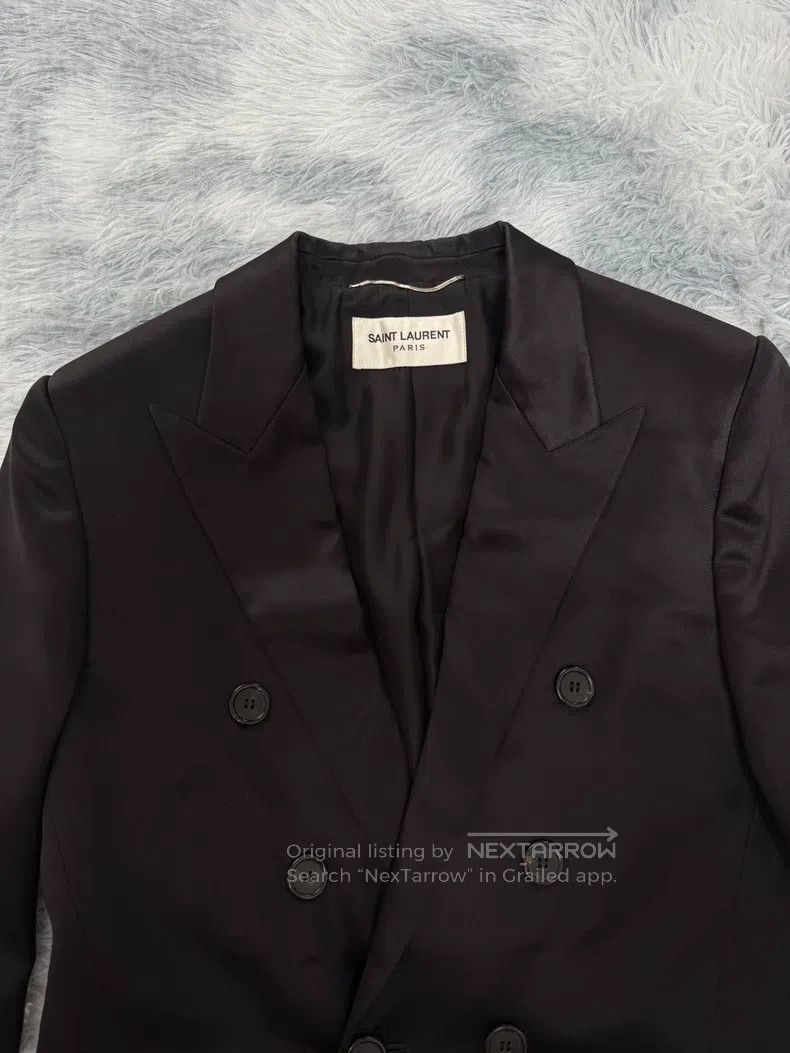 Saint Laurent Paris Saint Laurent Paris Satin Double-breasted Suit Size US M / EU 48-50 / 2 - 4 Thumbnail
