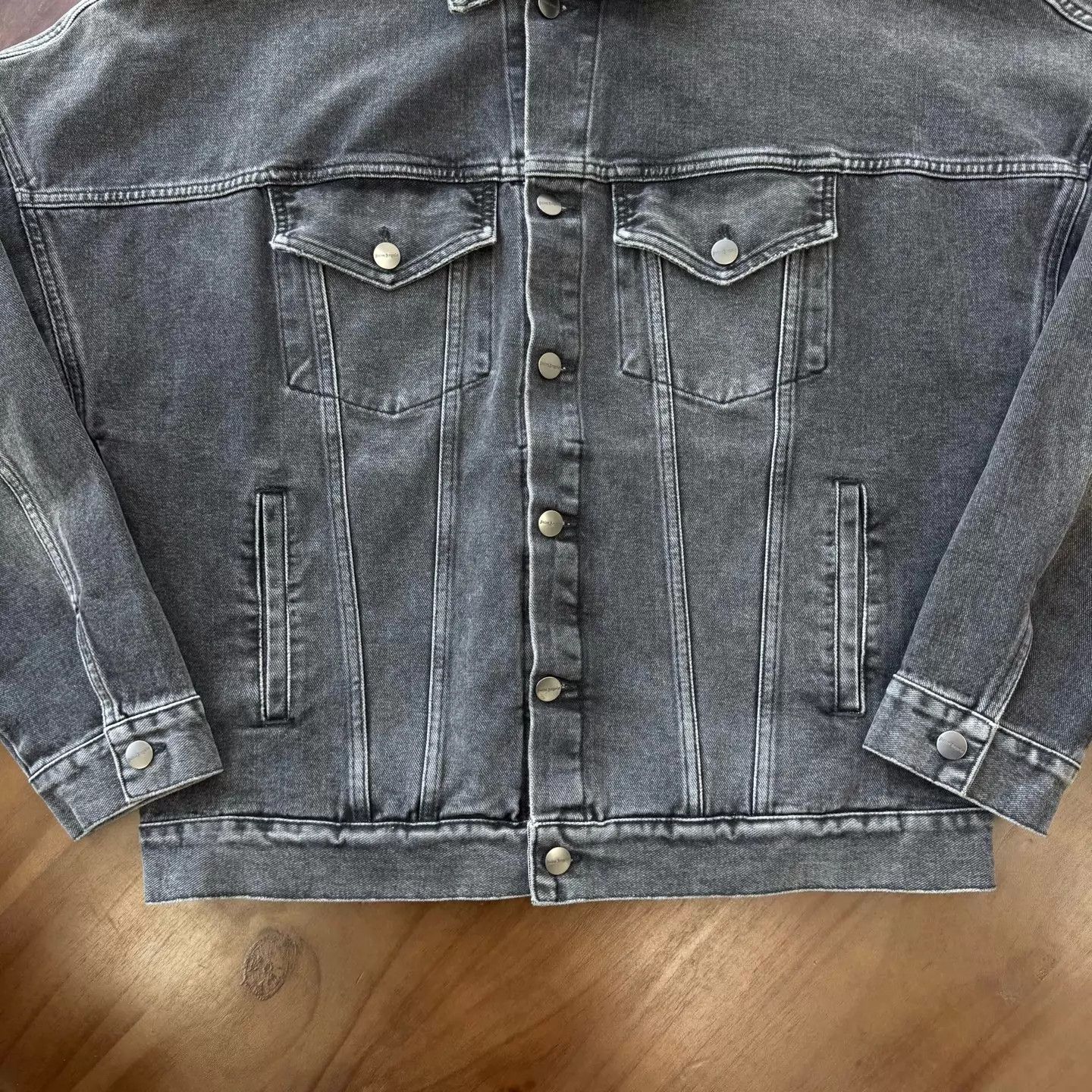 Palm Angels Palm Angels Back Logo Denim Jacket L like new Size US L / EU 52-54 / 3 - 4 Thumbnail