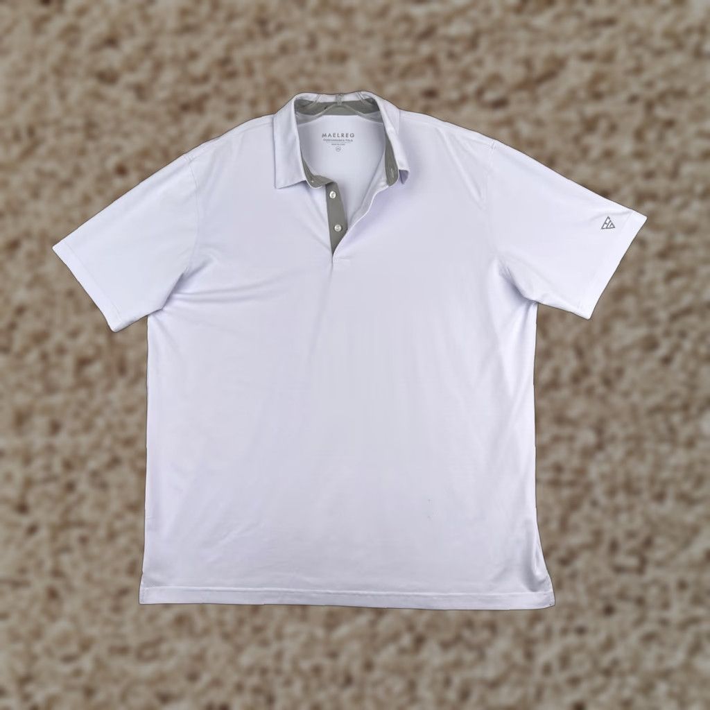 Vintage Maelreg Shirt Men 2XL Purple Polyester Blend Short Sleeve Polo Read Size US XXL / EU 58 / 5 - 1 Thumbnail