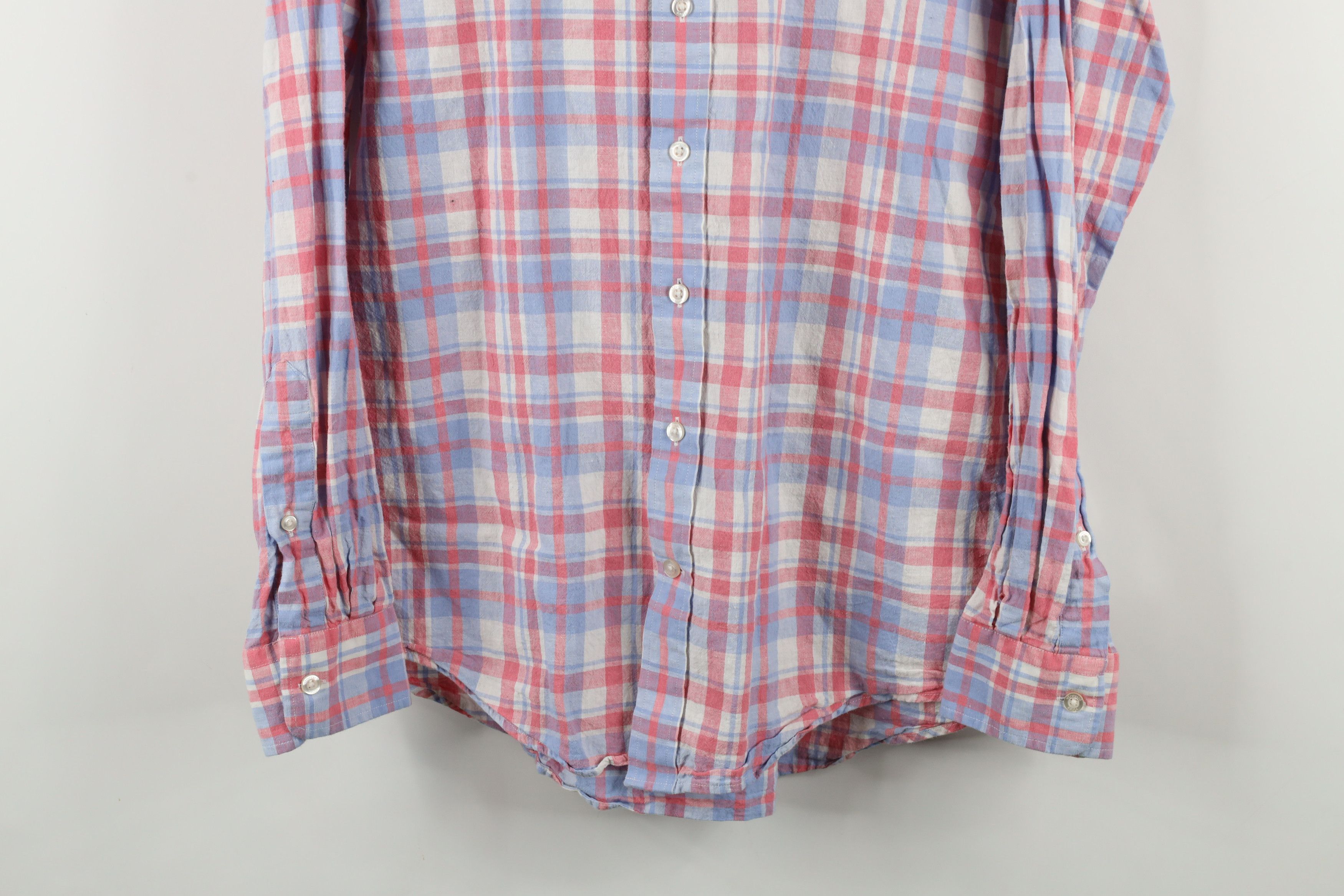 Vineyard Vines × Vintage Vineyard Vines Whale Linen Blend Collared Button Down Shirt Size US M / EU 48-50 / 2 - 3 Thumbnail