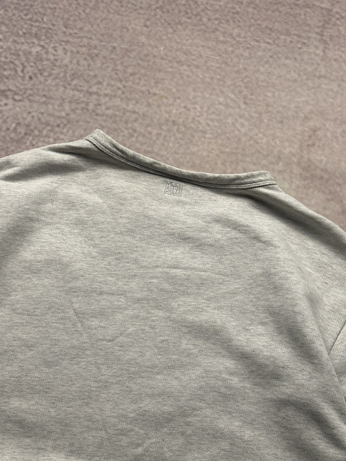 AMI Rare AMI Alexandre Mattiussi Logo Number 9 Gray Sweatshirt Size US M / EU 48-50 / 2 - 12 Thumbnail