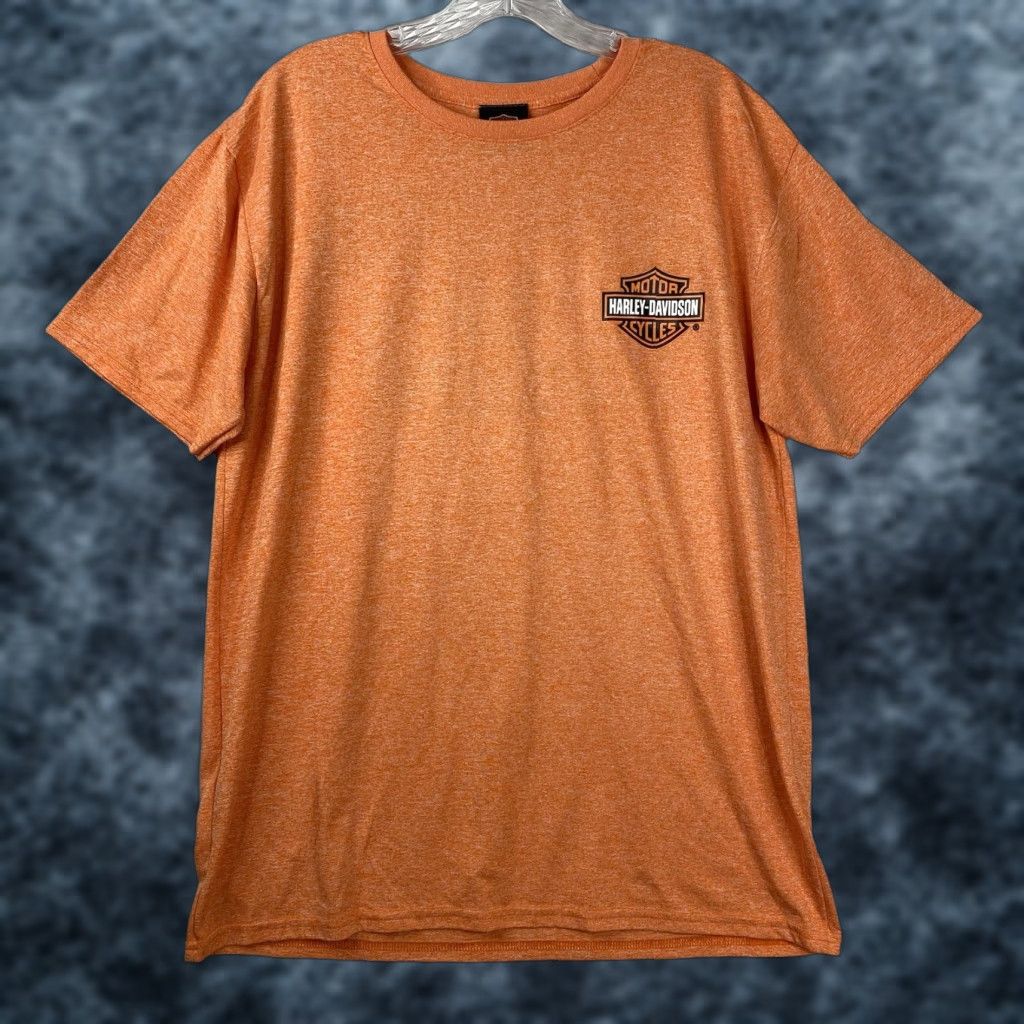 Harley Davidson Harley-Davidson Belize Tee Shirt Mens L Orange Motorcycles Central America Shirt Mens L Orange Harley-Davidson Belize Tee Shirt Size US L / EU 52-54 / 3 - 1 Thumbnail