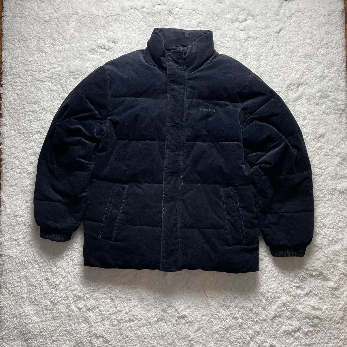 image of Carhartt Layton Jacket M Streetwear Sk8 Y2K in Blue, Men's (Size Medium)