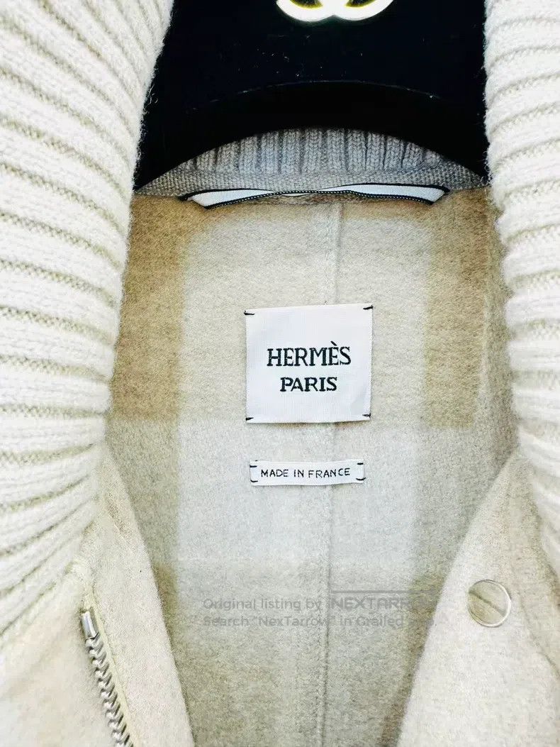 Hermes Hermes Cashmere and Leather Coat Size XXS / US 00 / IT 34 - 5 Thumbnail