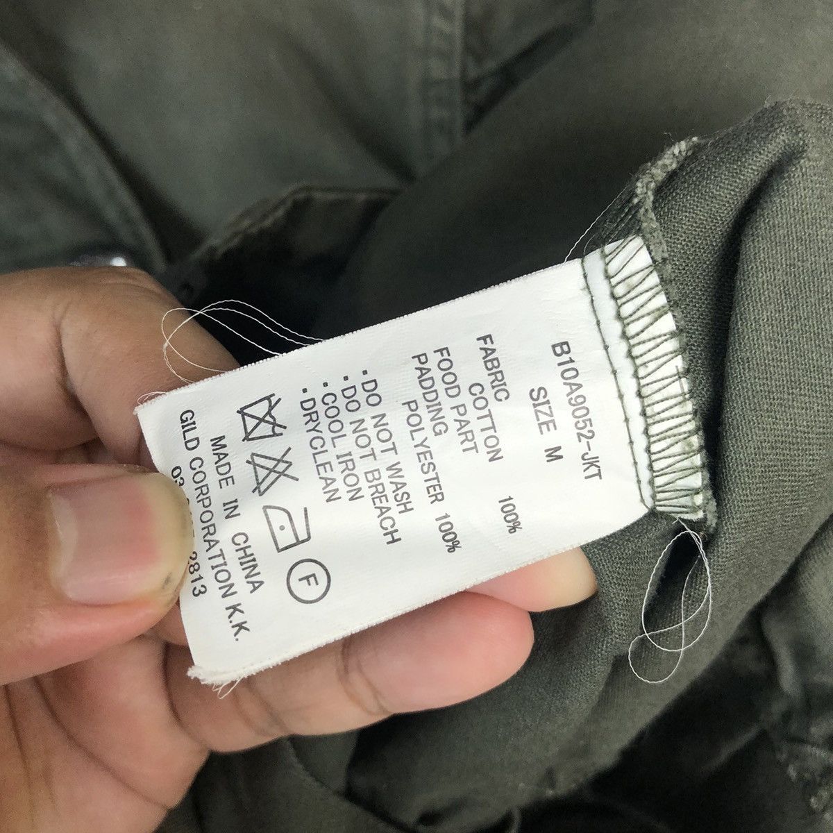 Japanese Brand Backs Green Coats jacket Hoodie #A826 Size M / US 6-8 / IT 42-44 - 11 Thumbnail