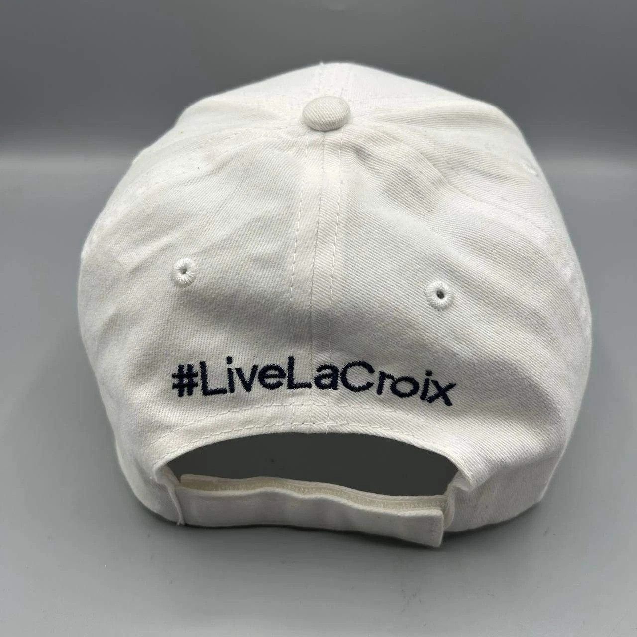Other La Croix Hat Men White Embroidered Strap Back Cap Size ONE SIZE - 5 Thumbnail