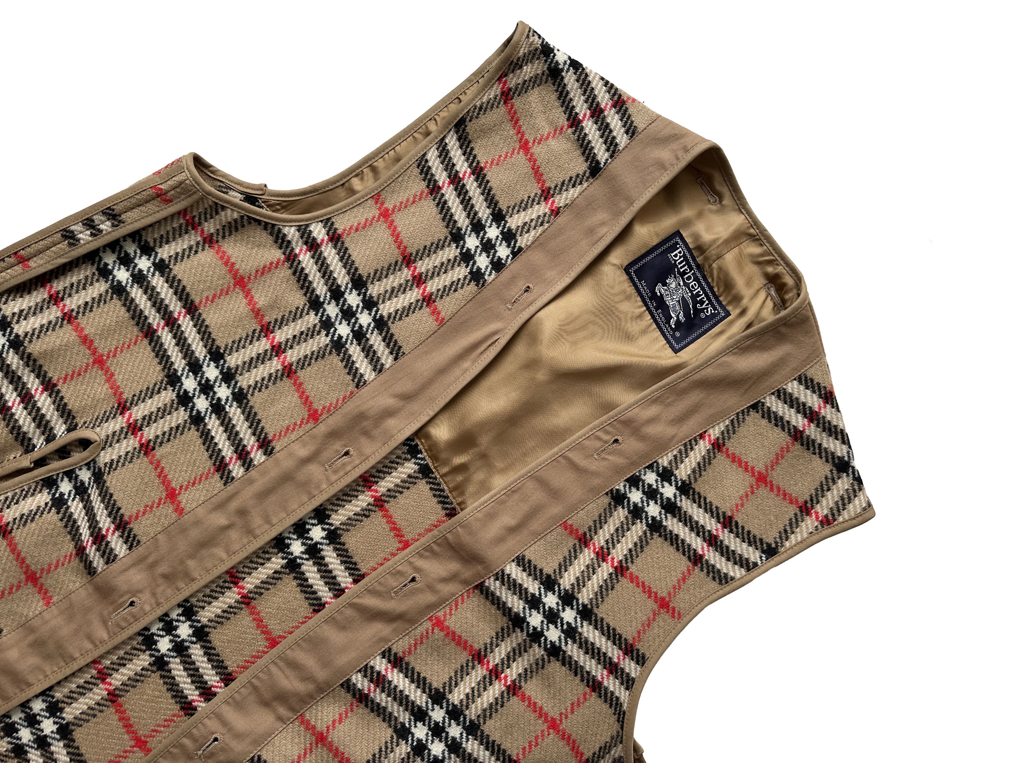 Burberry Burberry's Vintage camel check trench liner Size US M / EU 48-50 / 2 - 1 Thumbnail