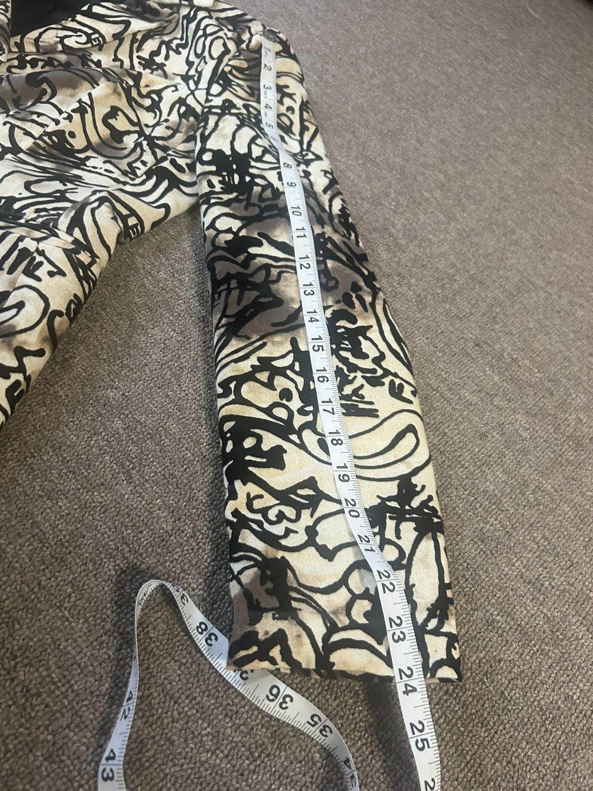 Other Betty Barlay Blazer, M, Brown/Black Velvet Abstract Pattern Size M / US 6-8 / IT 42-44 - 12 Thumbnail