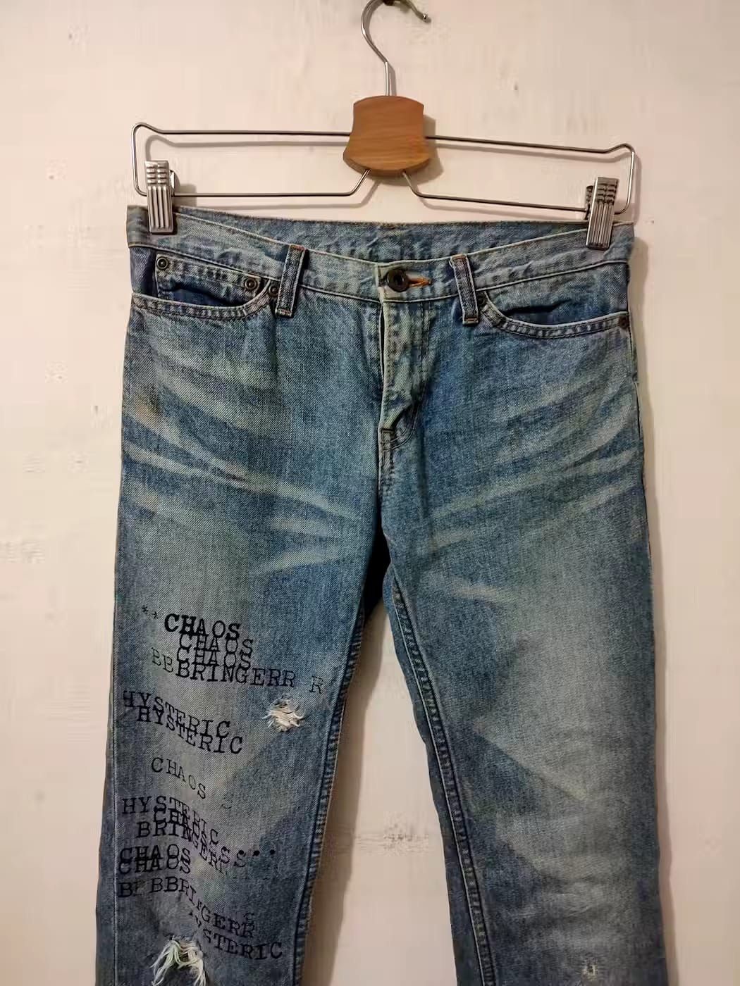 Hysteric Glamour Hysteric Glamour Chaos Bringer Low Rise Denim Size 28" / US 6 / IT 42 - 2 Thumbnail