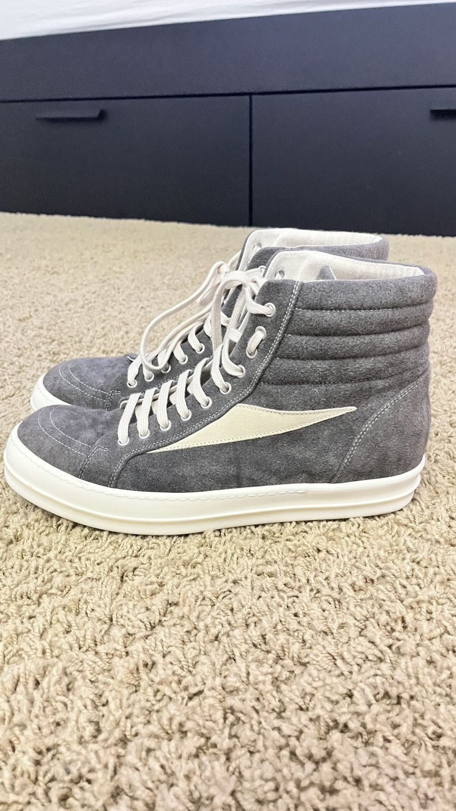 Rick Owens Drkshdw Rick owens drkshdw high top vans Size US 11 / EU 44 - 4 Thumbnail