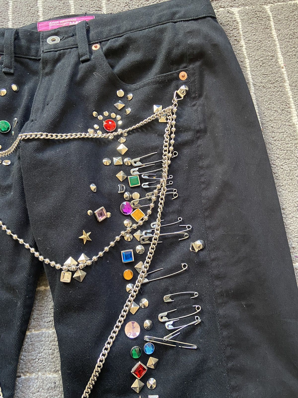 Junya Watanabe AD02 Junya Watanabe Studded Pants Size US 30 / EU 46 - 4 Thumbnail