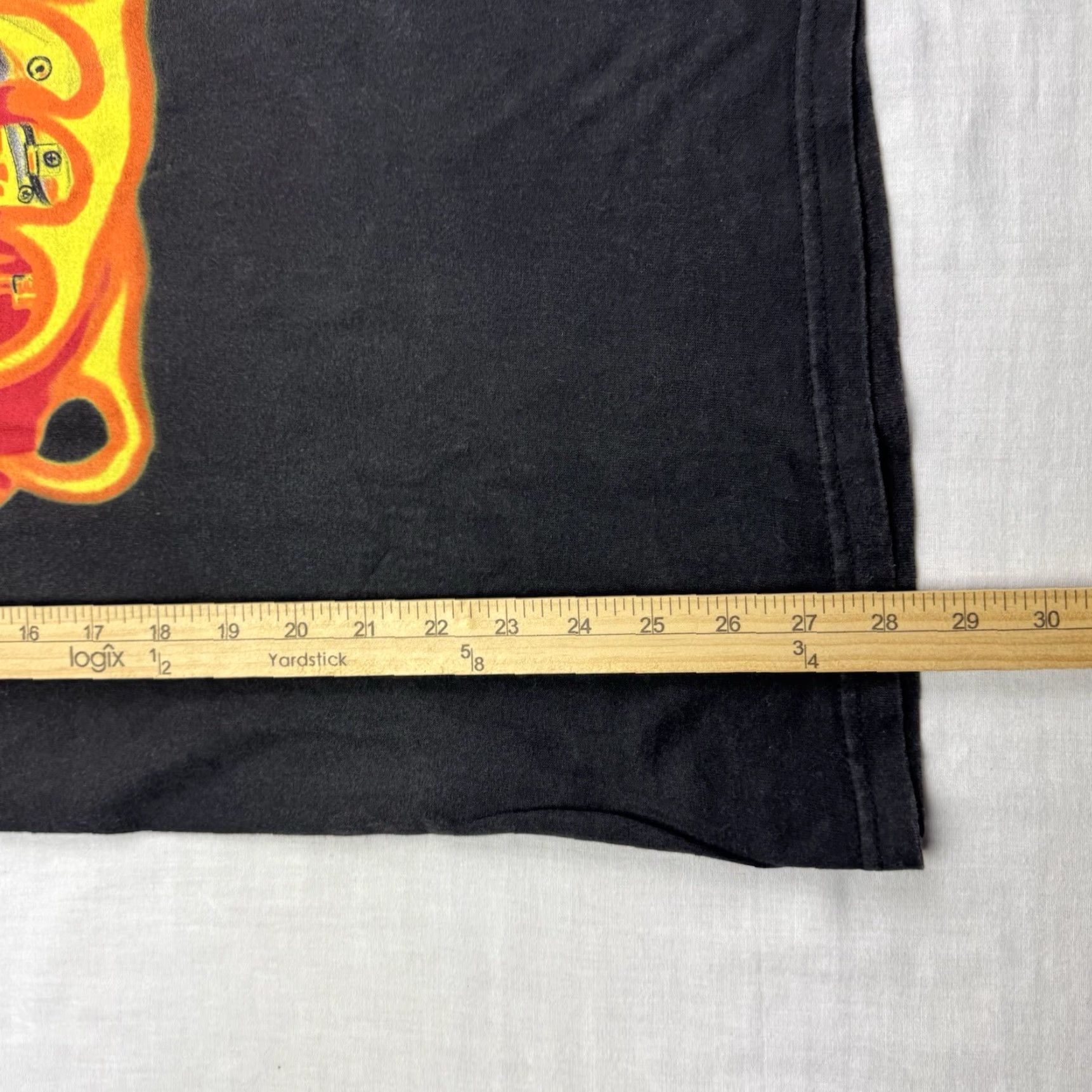 Vintage VINTAGE Unbranded T-Shirt Biker Skull Flames Motorcycle 90s Adult Large Black Men Shirt Short Sleeve Crew Neck Mens Size US L / EU 52-54 / 3 - 6 Thumbnail