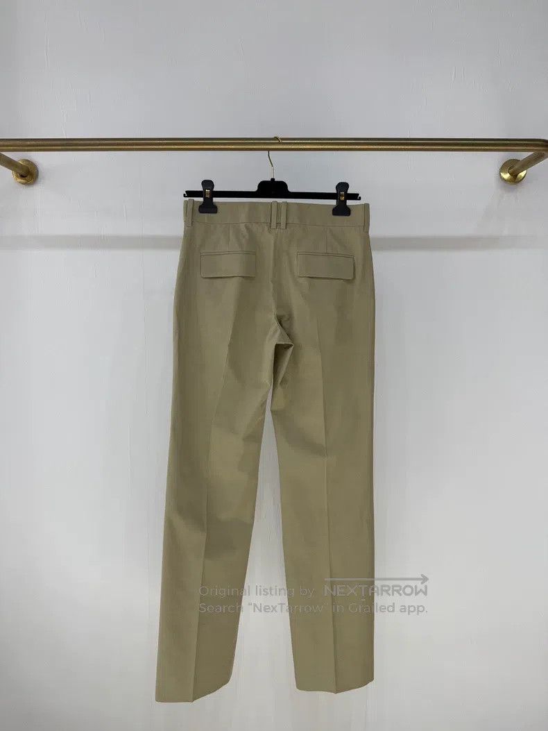 The Row The Row size 2 New Khaki Straight suit pant Size 25" / US 0 / IT 36 - 2 Thumbnail