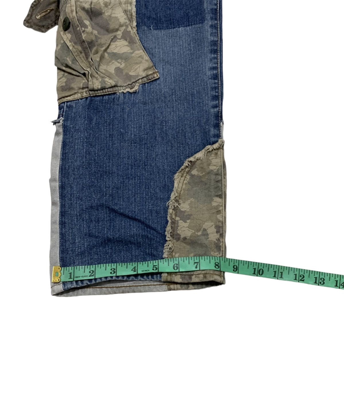 Japanese Brand × PPFM PPFM denim cargo camouflage patchwork Size US 28 / EU 44 - 10 Thumbnail