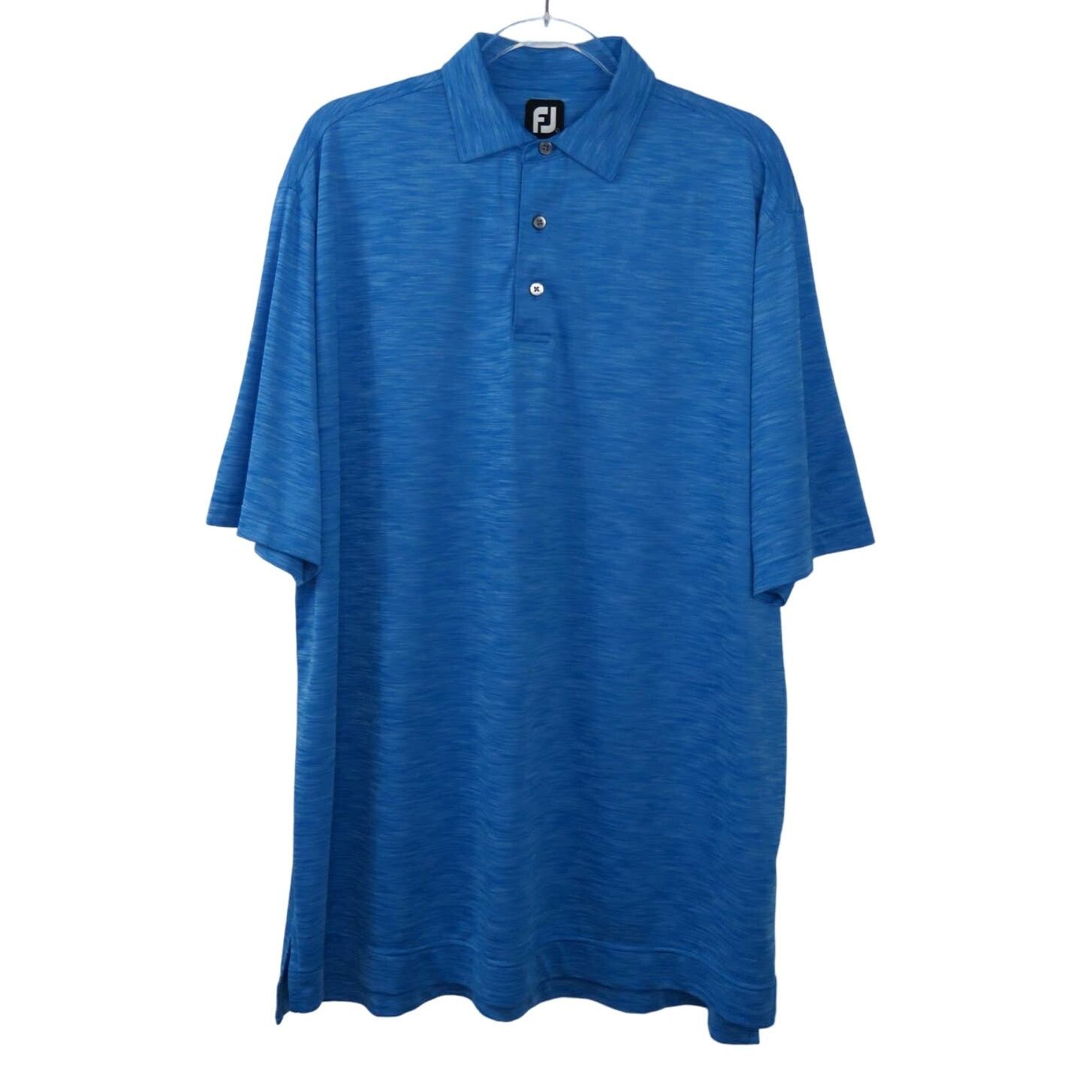 Footjoy FootJoy Men's Blue Golf Polo Large Classic Golf Polo Size US L / EU 52-54 / 3 - 3 Thumbnail