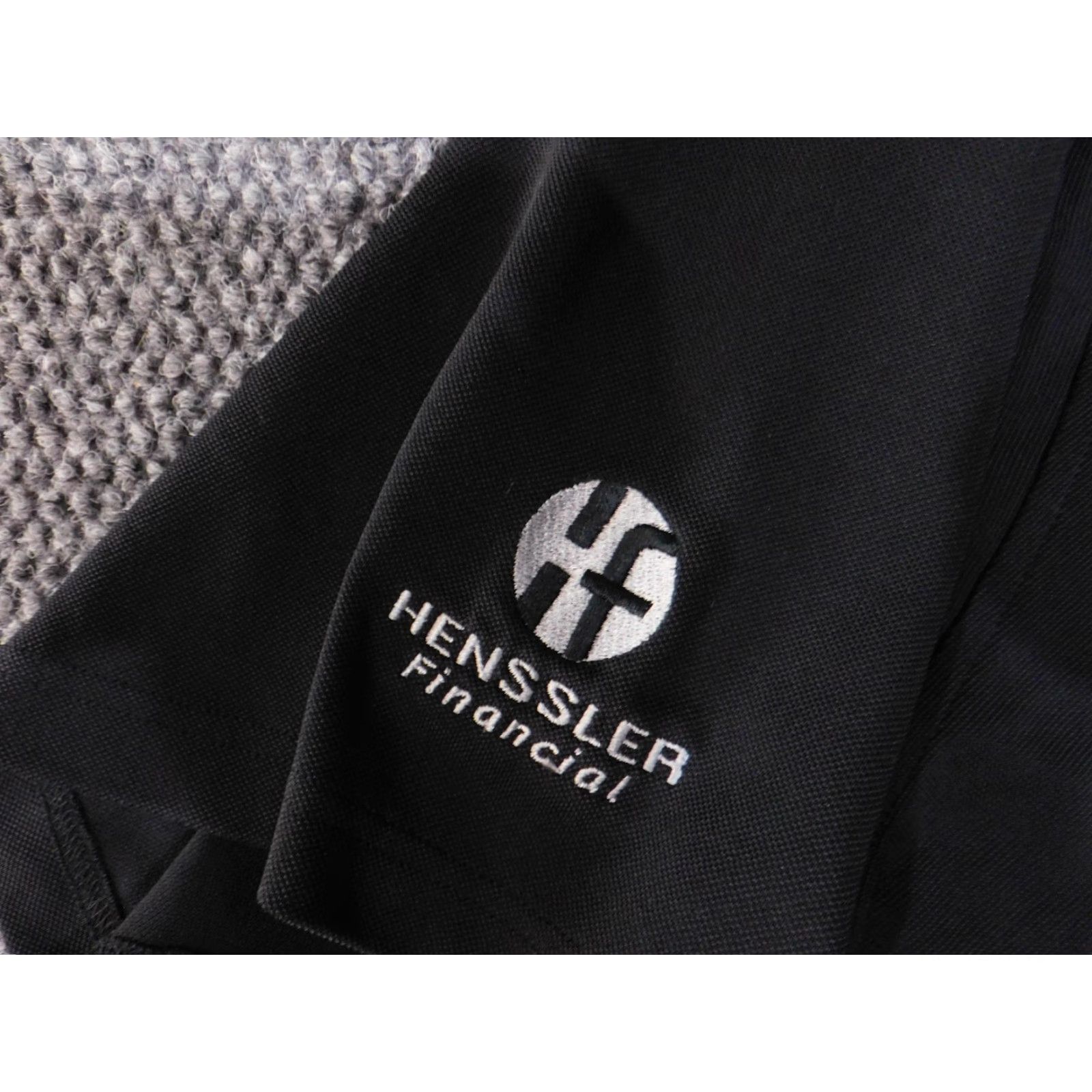 Vintage Donald Ross Polo Shirt Mens XL Black Embroidered Henssler Financial Performance Golf Polo Shirt XL Mens Black Size US XL / EU 56 / 4 - 5 Thumbnail
