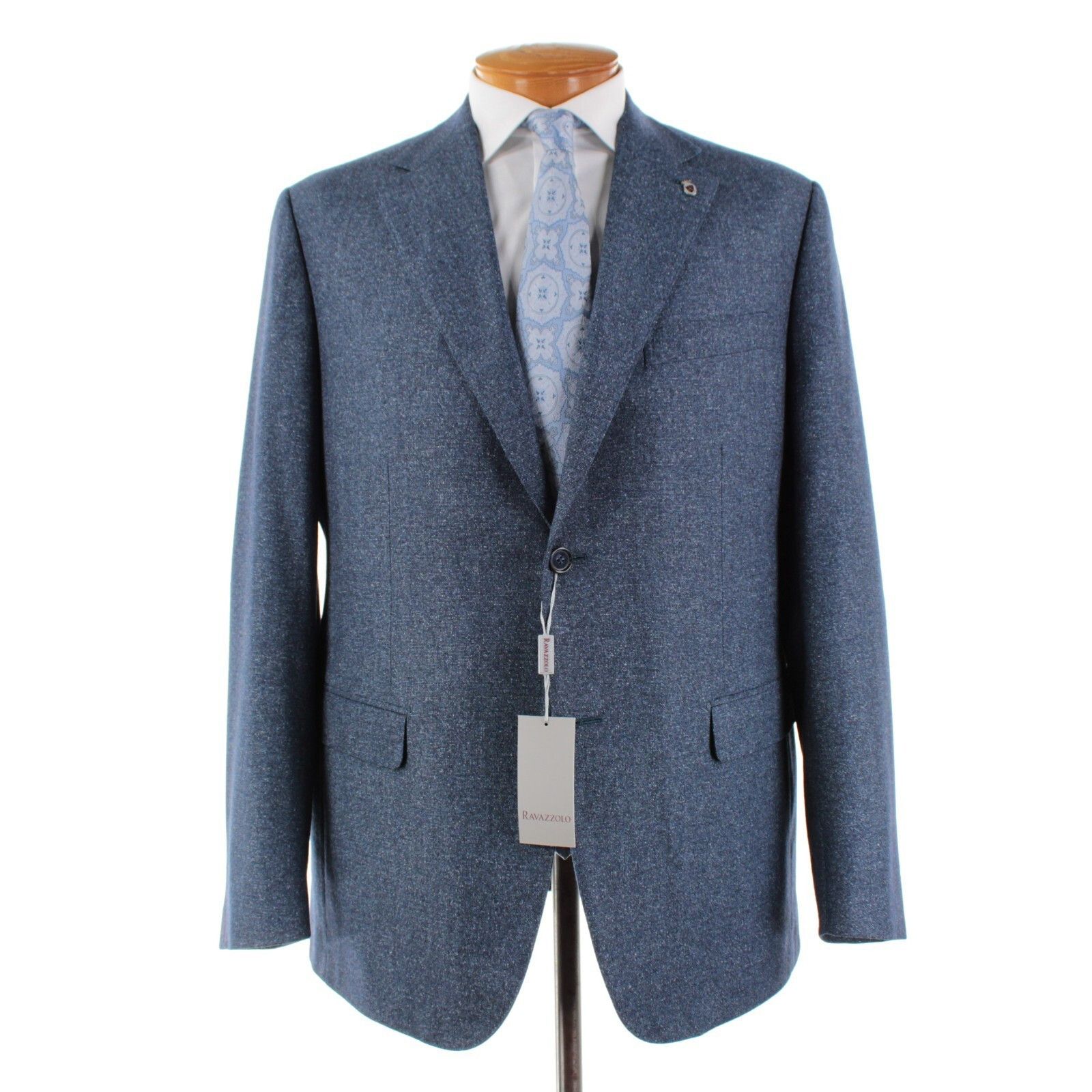 Ravazzolo Suit Size US 46 Regular in Blue