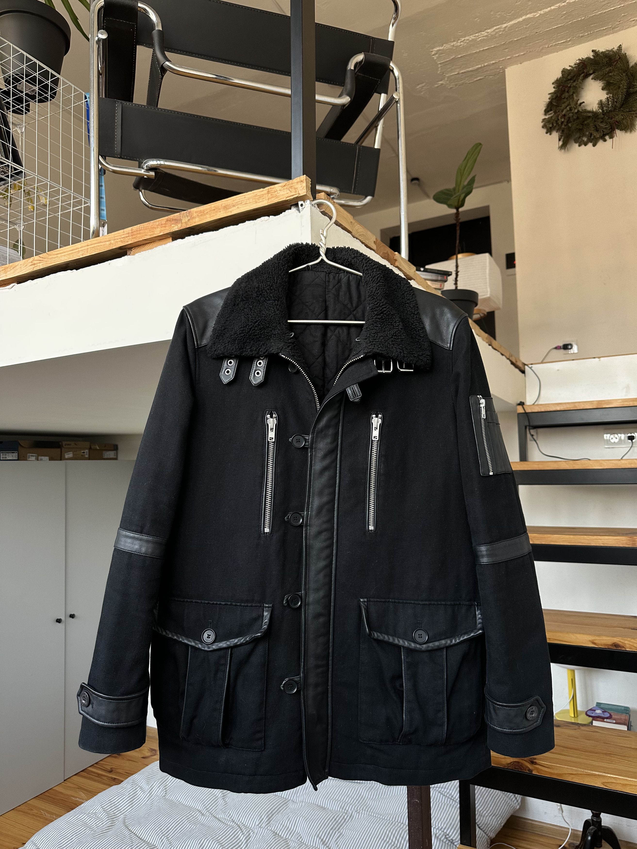 The Kooples The Kooples Sport Black Patch Coat Men's Medium Size US L / EU 52-54 / 3 - 3 Thumbnail