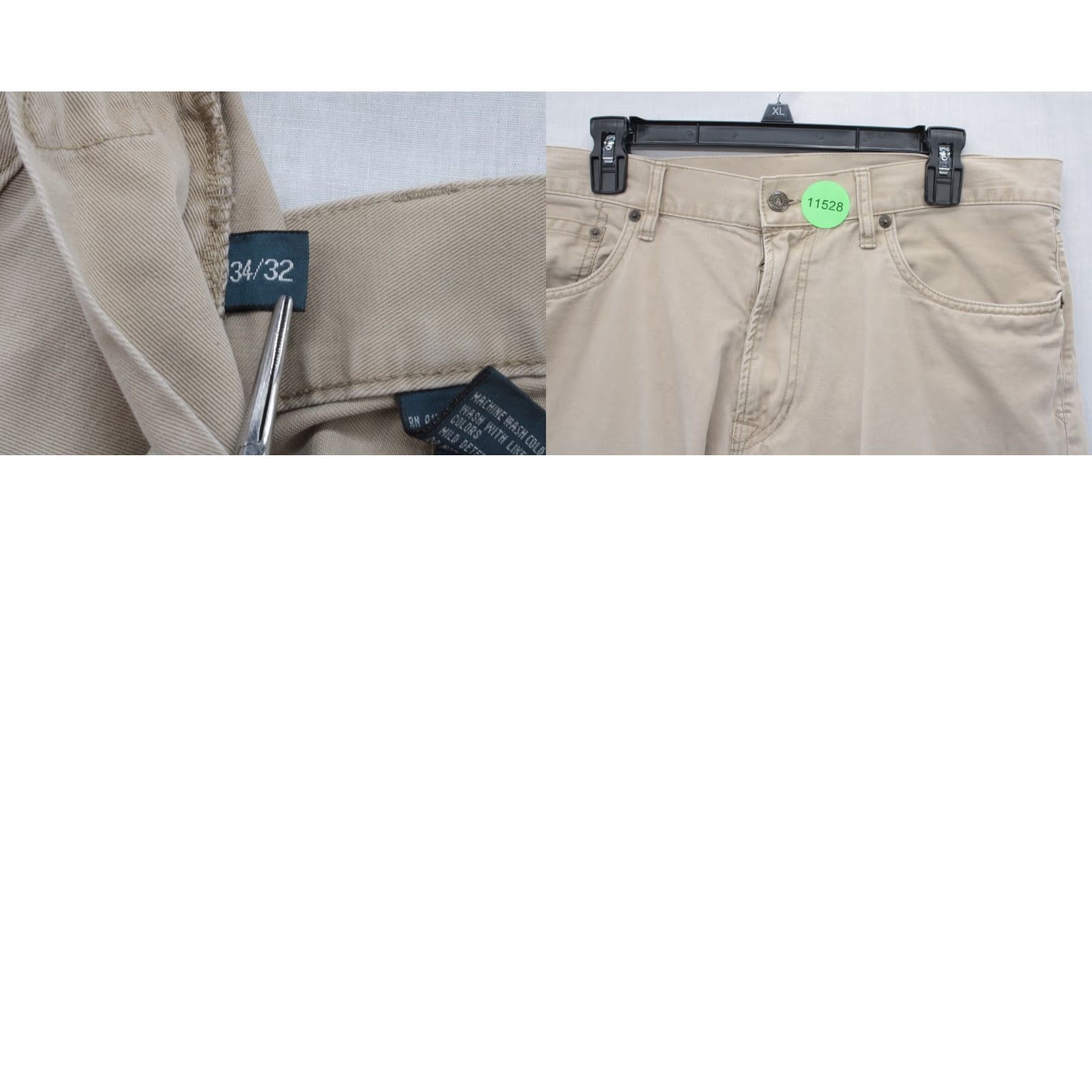 Polo Ralph Lauren VINTAGE Polo Ralph Lauren Chino Pants Men's 36 x 32 Dry Goods Khaki Cotton 5 pocket Size US M / EU 48-50 / 2 - 9 Thumbnail
