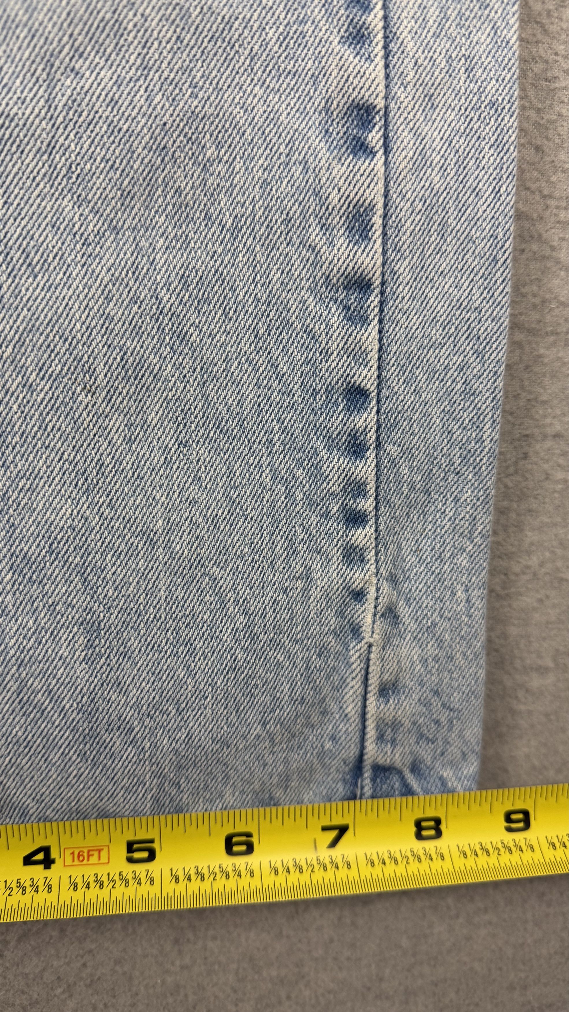 Levi's Levi's 505 Regular Fit Light Wash Jeans Mens 90s y2k Vintage Size US 33 - 4 Thumbnail