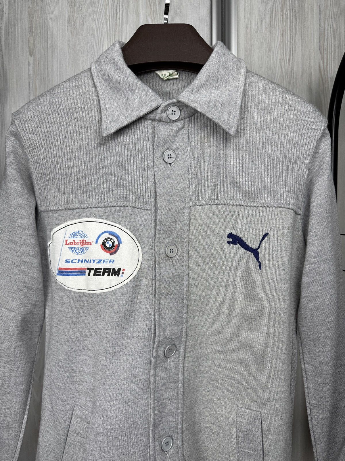 Puma Puma vintage 60s 70s Menotti BMW Schnitzer Team Cardigan 5 Size US S / EU 44-46 / 1 - 3 Thumbnail