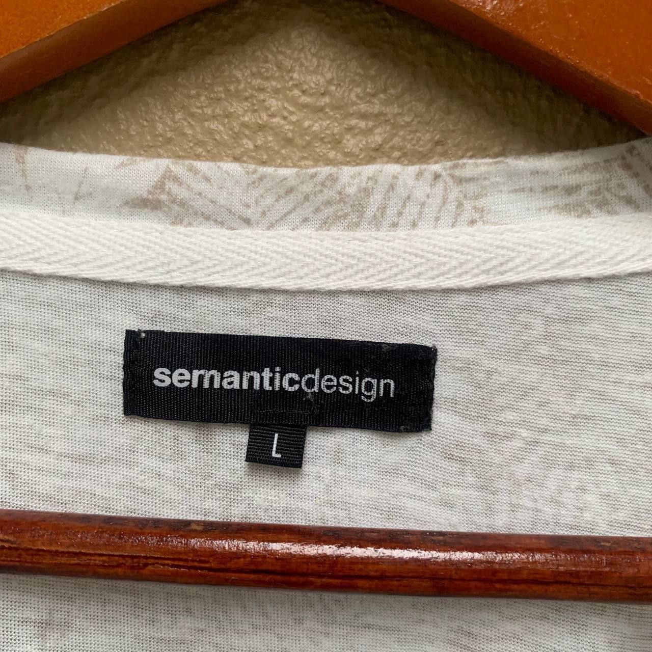 Japanese Brand × Seditionaries × semanticdesign Semantic Design Japan V Neck Tshirt Size US M / EU 48-50 / 2 - 4 Thumbnail