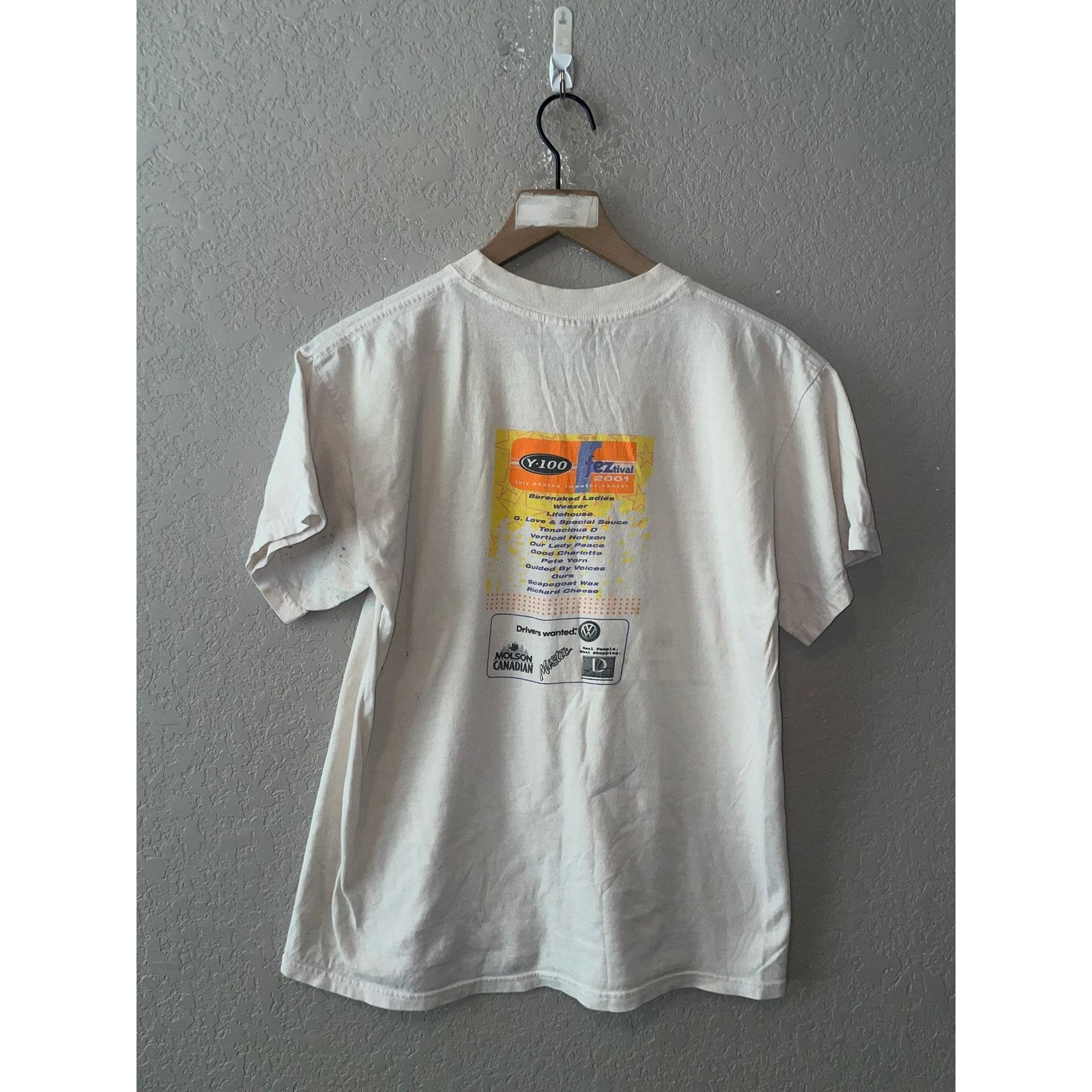 Gildan Vintage Concert Shirt Fez Promo Concert Weezer Tenacios D Size US M / EU 48-50 / 2 - 6 Thumbnail