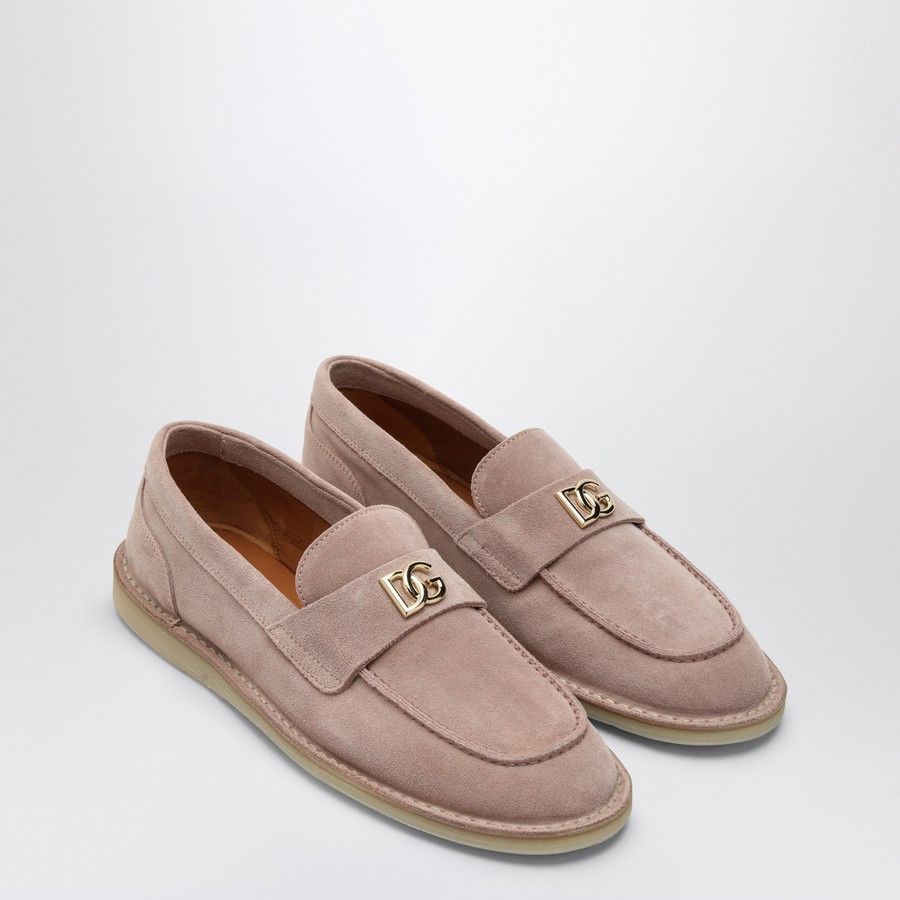 Dolce & Gabbana o1d2blof0824 Loafers in Mauve Size US 6 / IT 36 - 1 Thumbnail