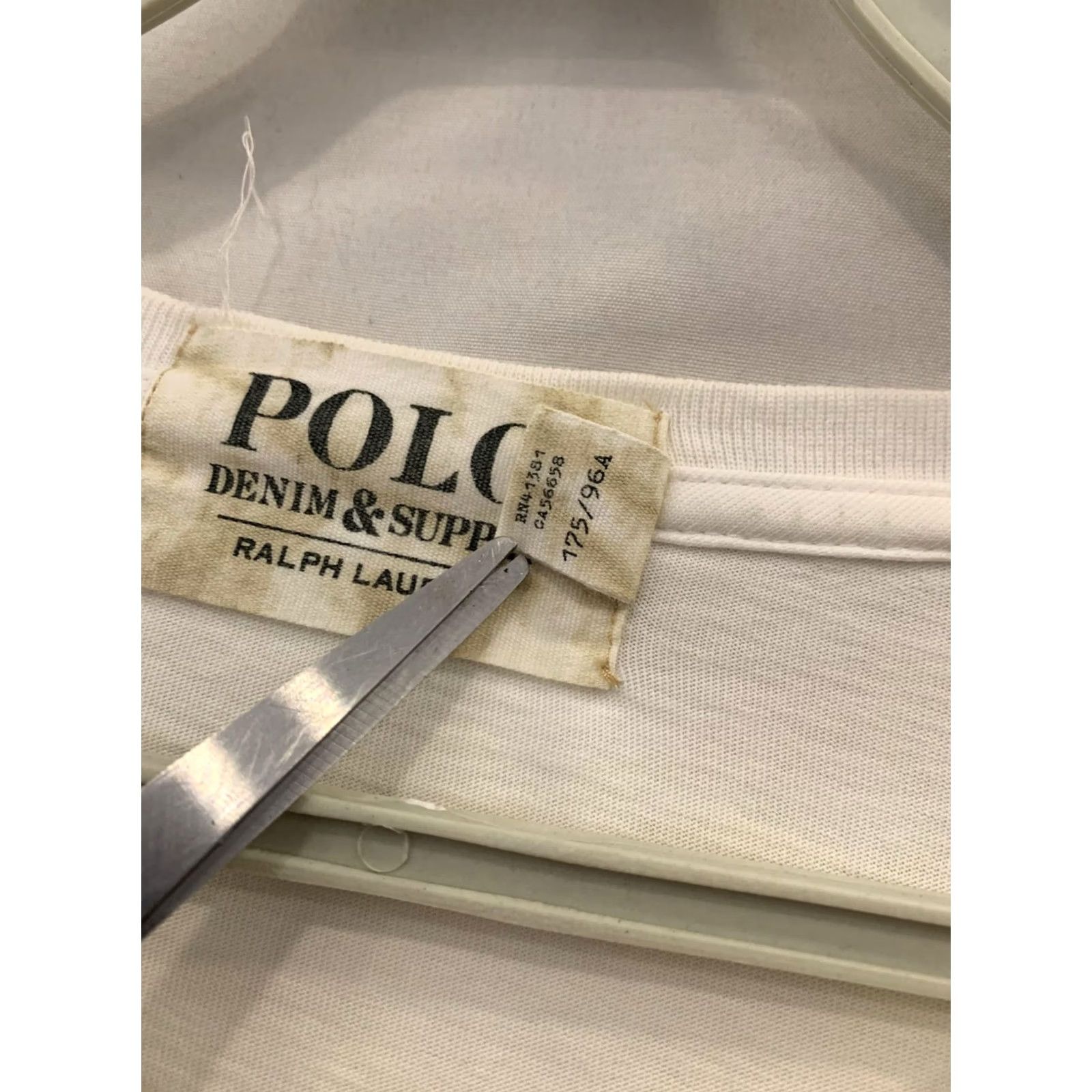 Ralph Lauren VINTAGE Ralph Lauren Polo Denim & Supply Cowboy Polo Bear Long Sleeve Shirt White M Men Size US M / EU 48-50 / 2 - 5 Thumbnail