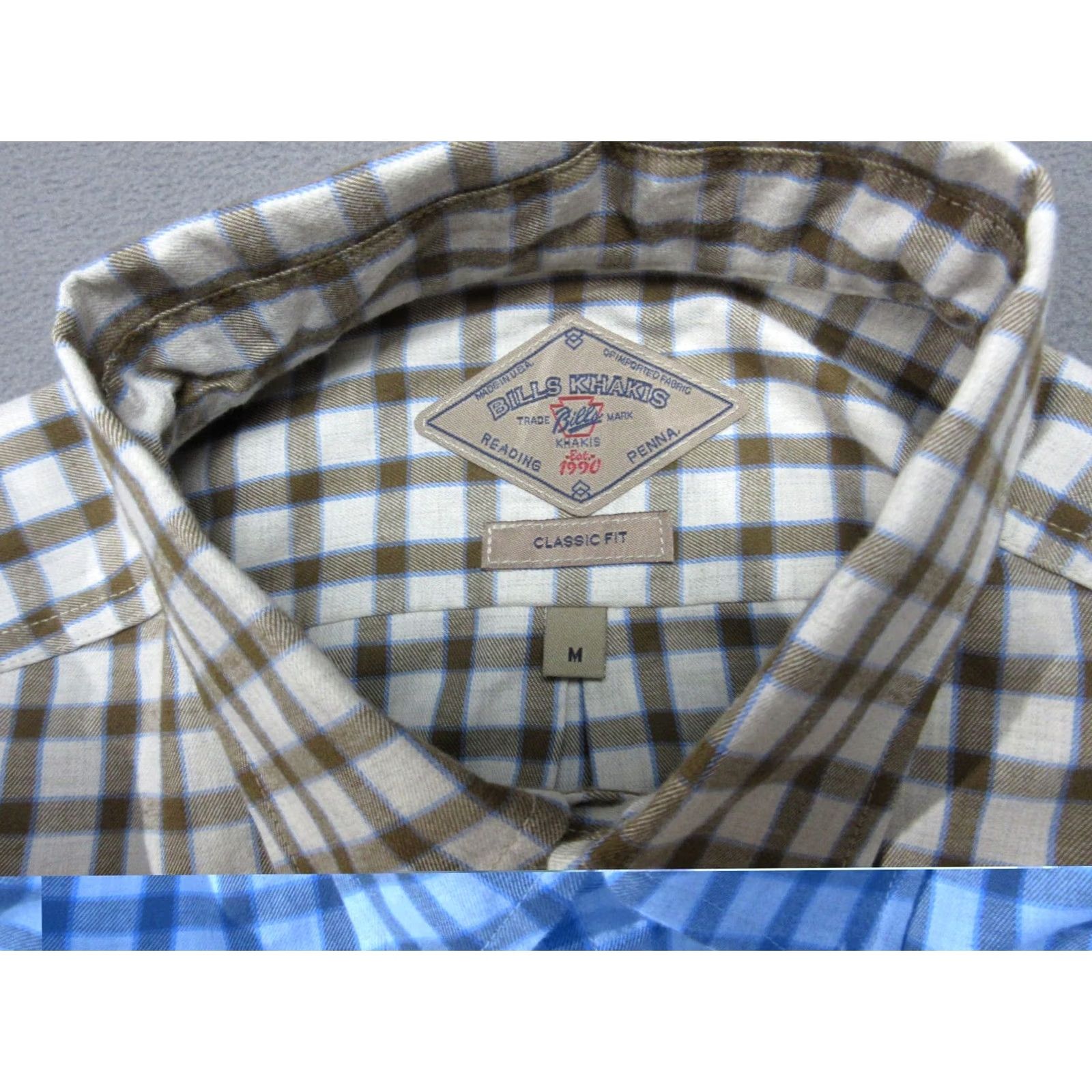 Bills Khakis Bills Khakis Shirt Mens Medium Brown Buffalo Check Flannel Button Up Classic Fit Mens Size US M / EU 48-50 / 2 - 2 Thumbnail