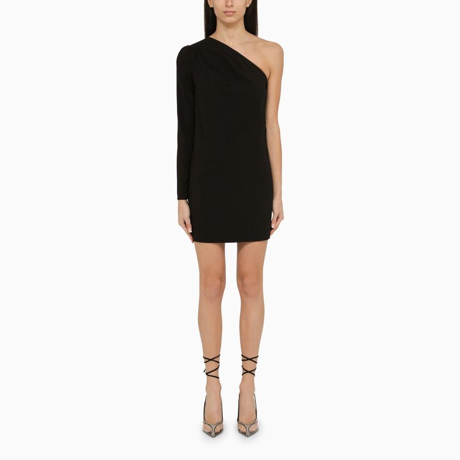 Dsquared2 o1d2blof0824 Short Shoulder Dress in Black Size XS / US 0-2 / IT 36-38 - 1 Thumbnail
