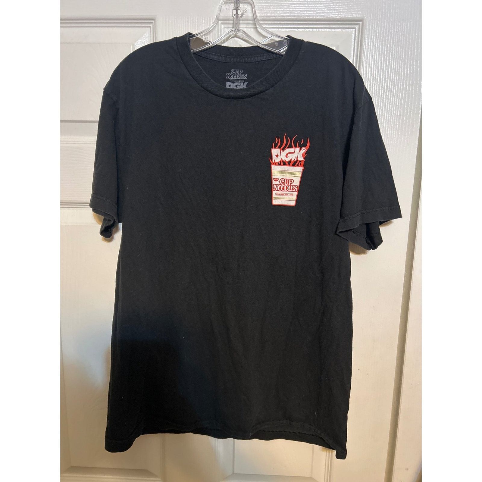DGK DGK x Nissin Cup Noodles Black Graphic T-Shirt Mens Large Size US L / EU 52-54 / 3 - 1 Thumbnail