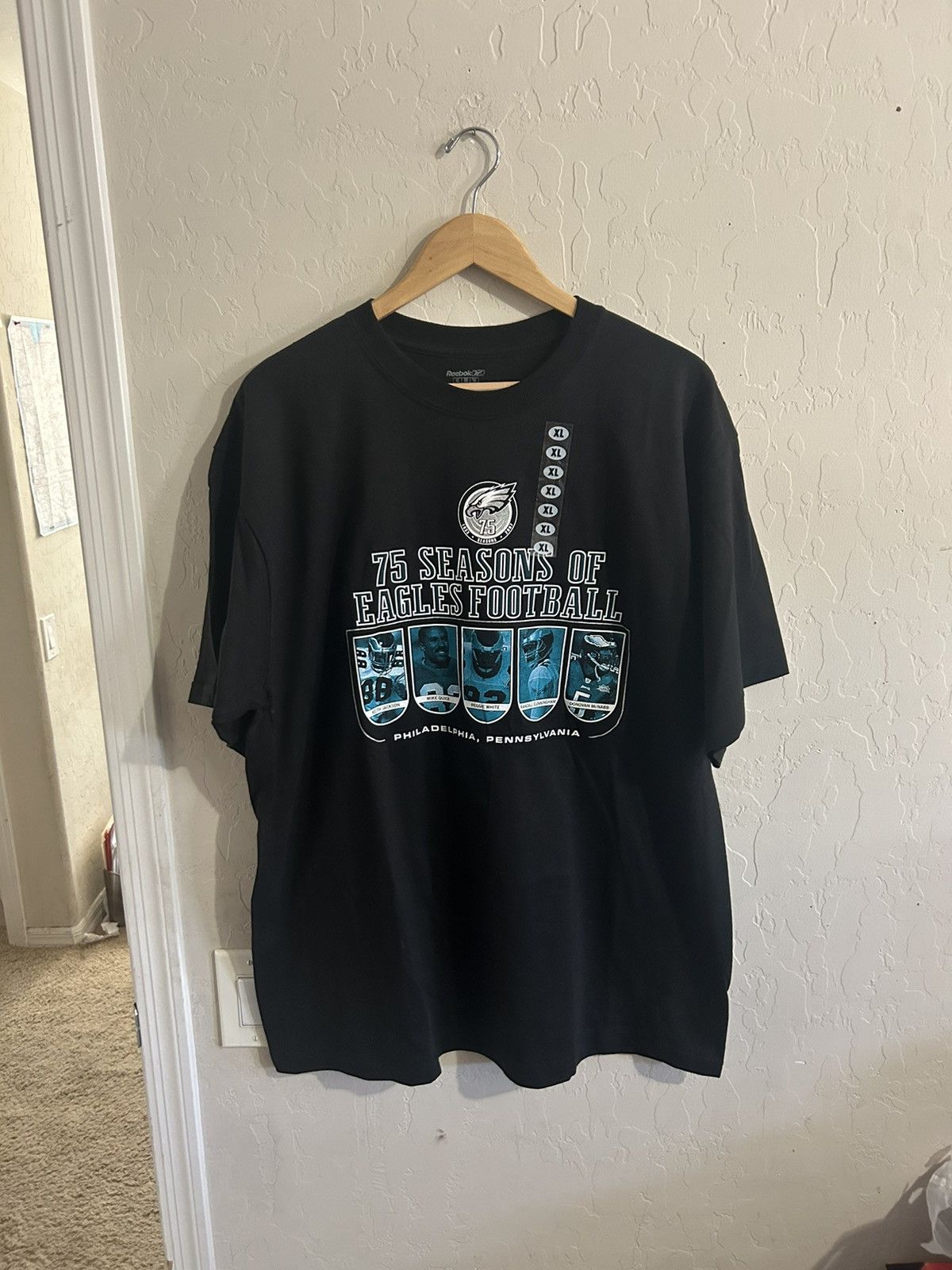 NFL × Reebok × Vintage Vintage Philadelphia Eagles 75th Anniversary Shirt Size US XL / EU 56 / 4 - 4 Thumbnail