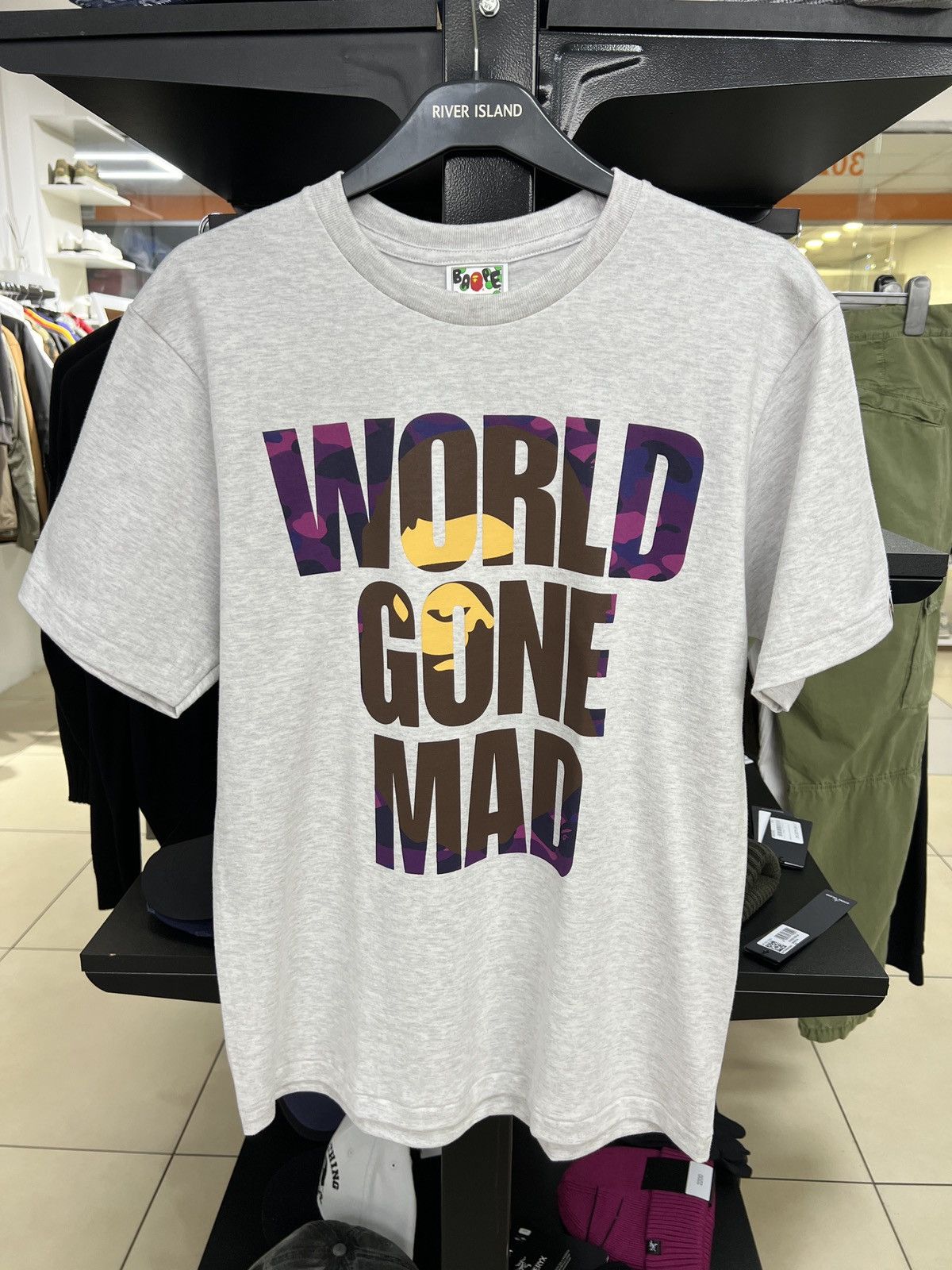 Bape A BATHING APE COLOR CAMO WGM APE HEAD OVERLAP TEE Size US M / EU 48-50 / 2 - 2 Thumbnail
