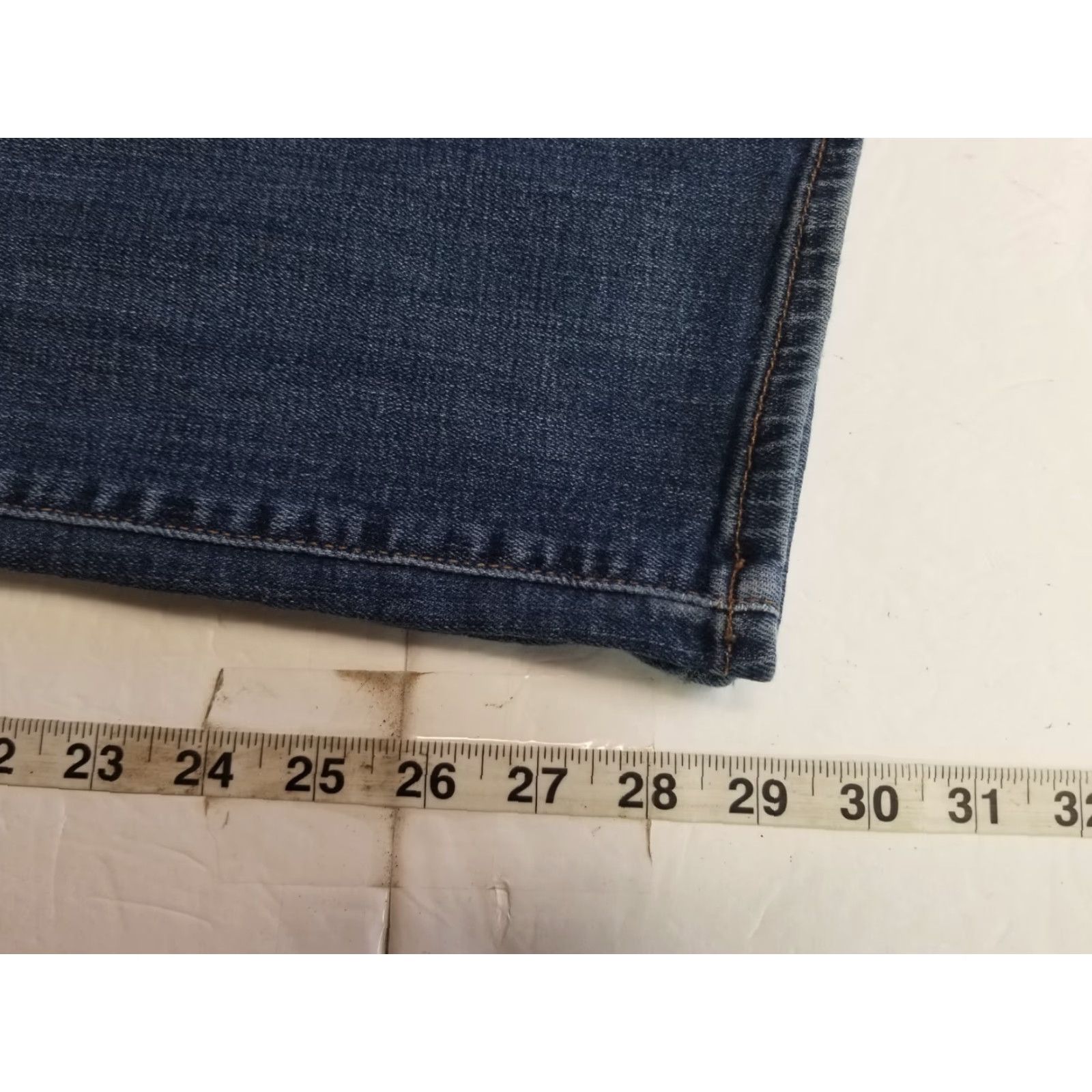 Lucky Brand Lucky Brand Jeans Mens 34x32 Slim Distressed Denim Blue 5-Pocket Straight Jeans Mens Regular 34x32 Distressed Size US 34 / EU 50 - 5 Thumbnail