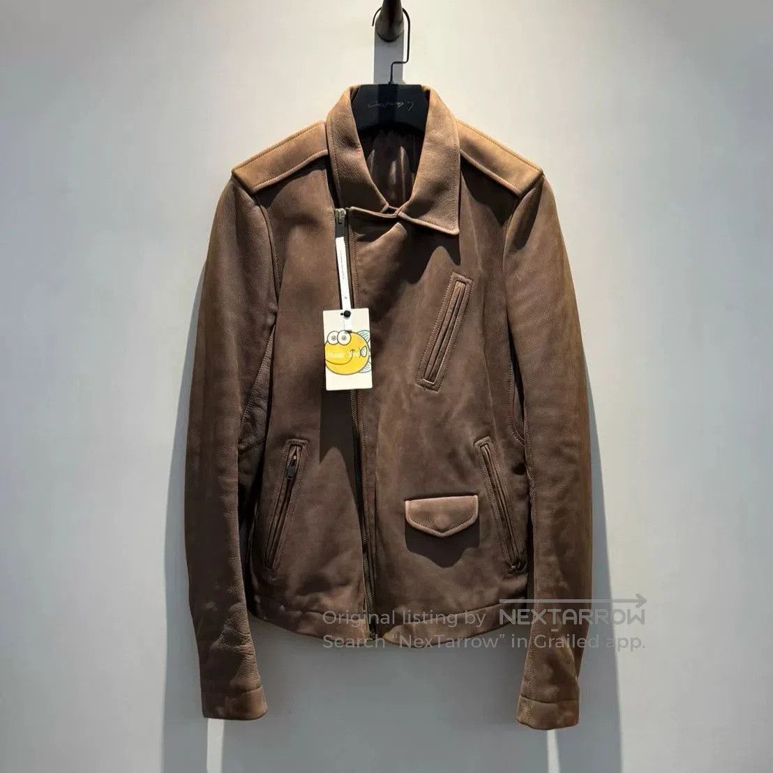 Rick Owens rick owens heavy leather biker jacket. Size US L / EU 52-54 / 3 - 1 Thumbnail