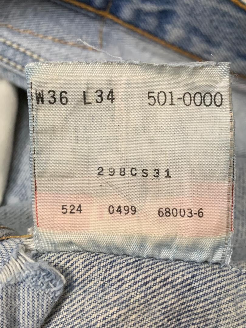 Levi's Vintage Clothing Vintage Levi’s 501 Distressed Denim Size US 34 / EU 50 - 5 Thumbnail