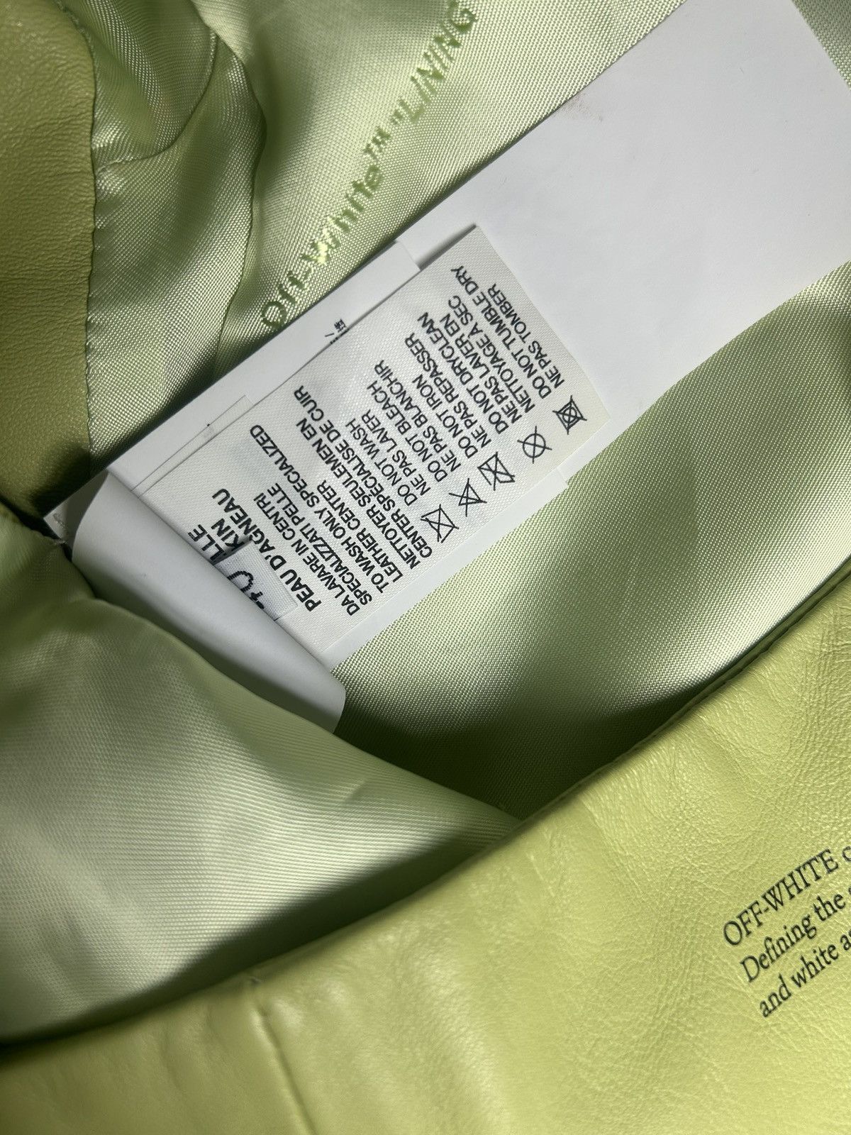 Off-White Off White long leather dress Size S / US 4 / IT 40 - 7 Thumbnail